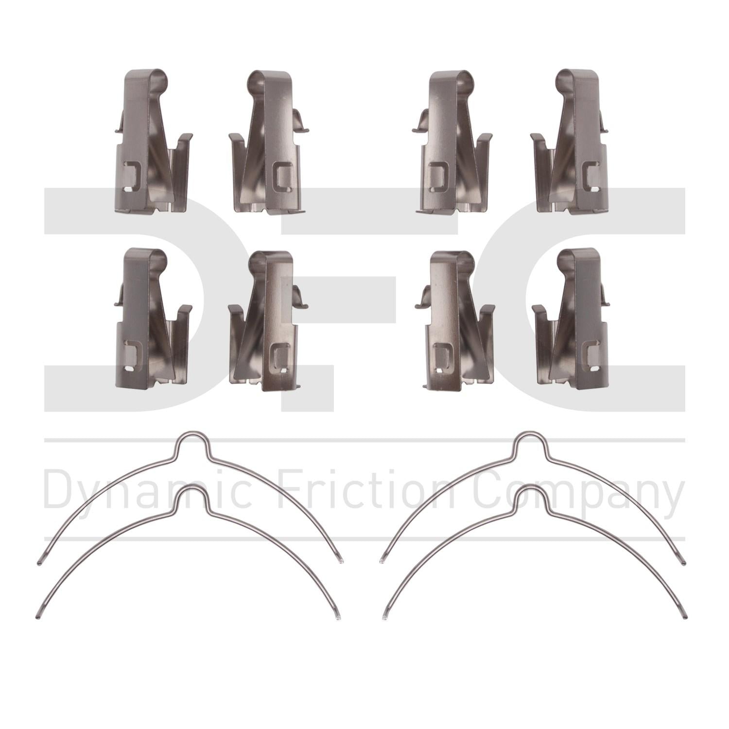 dynamic friction company disc brake hardware kit  frsport 340-54044