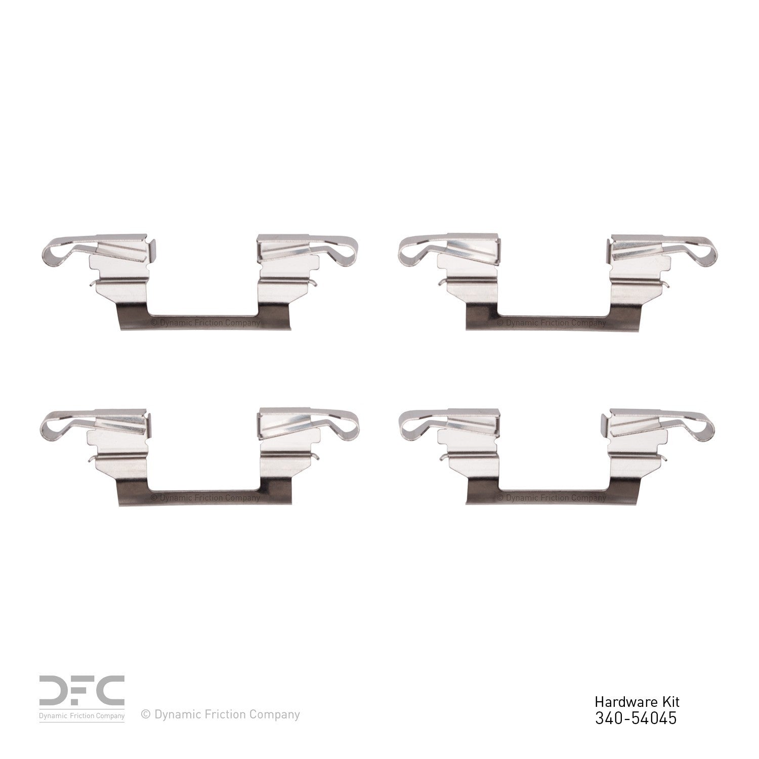 Dynamic Friction Company Disc Brake Hardware Kit  top view frsport 340-54045