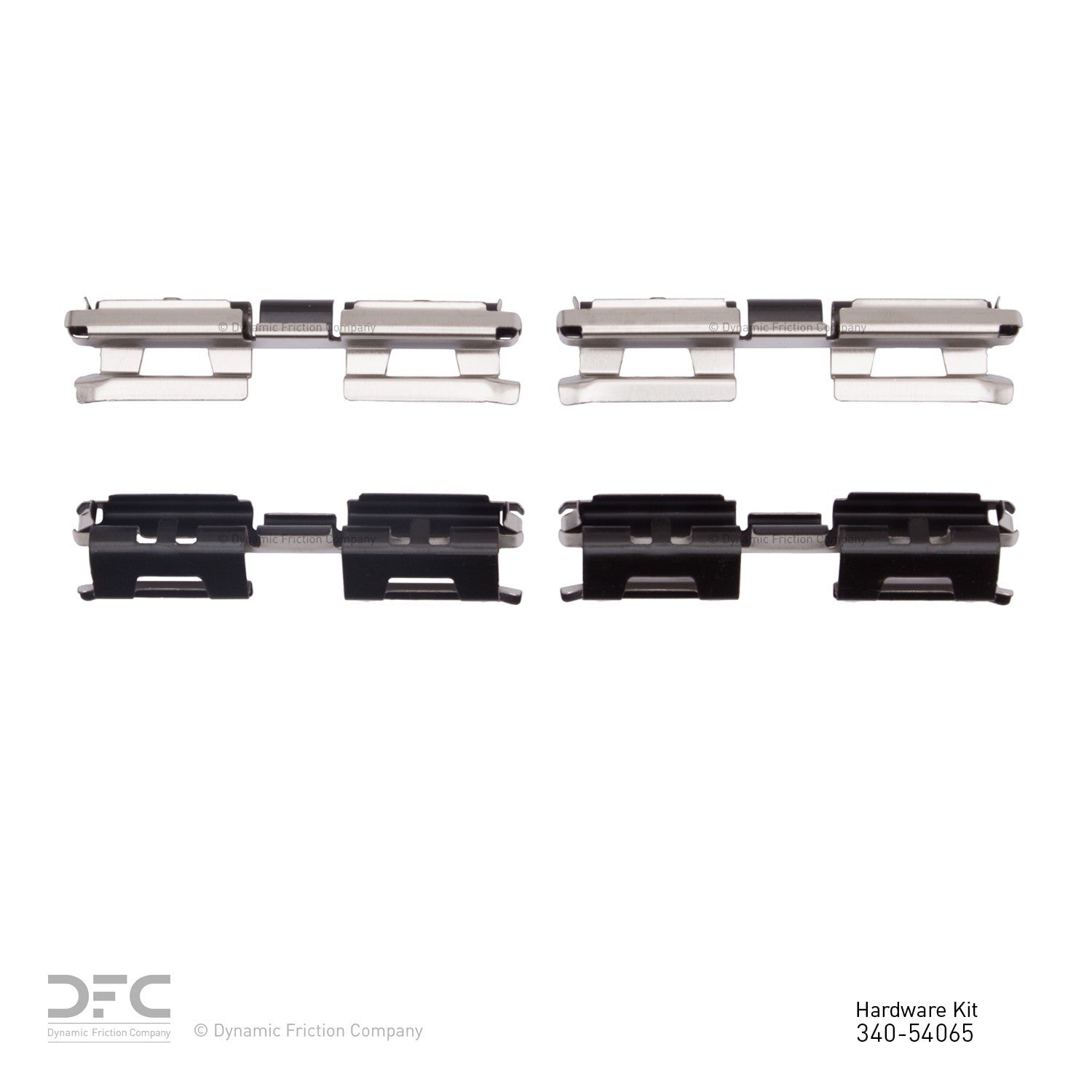 Dynamic Friction Company Disc Brake Hardware Kit  top view frsport 340-54065