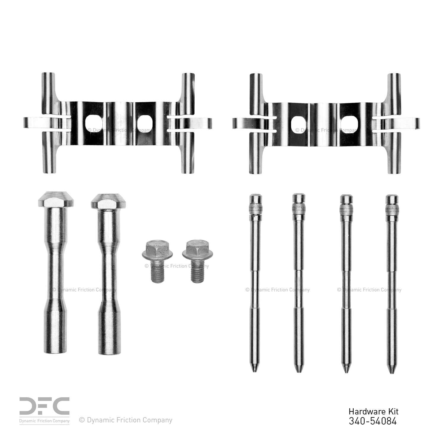 Dynamic Friction Company Disc Brake Hardware Kit  top view frsport 340-54084