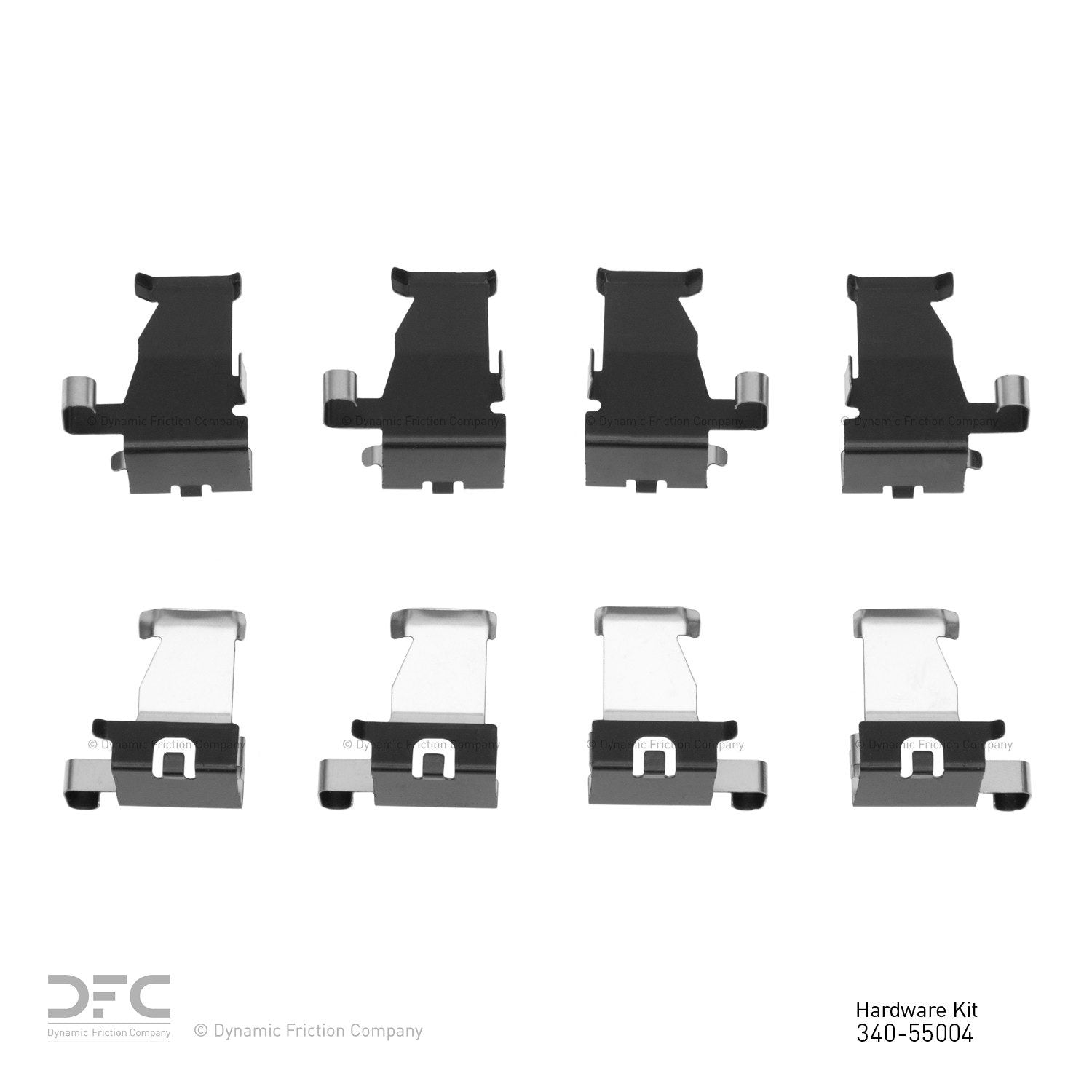 Dynamic Friction Company Disc Brake Hardware Kit  top view frsport 340-55004