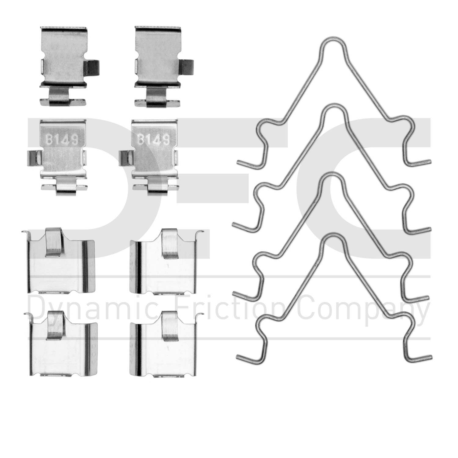 dynamic friction company disc brake hardware kit  frsport 340-56001