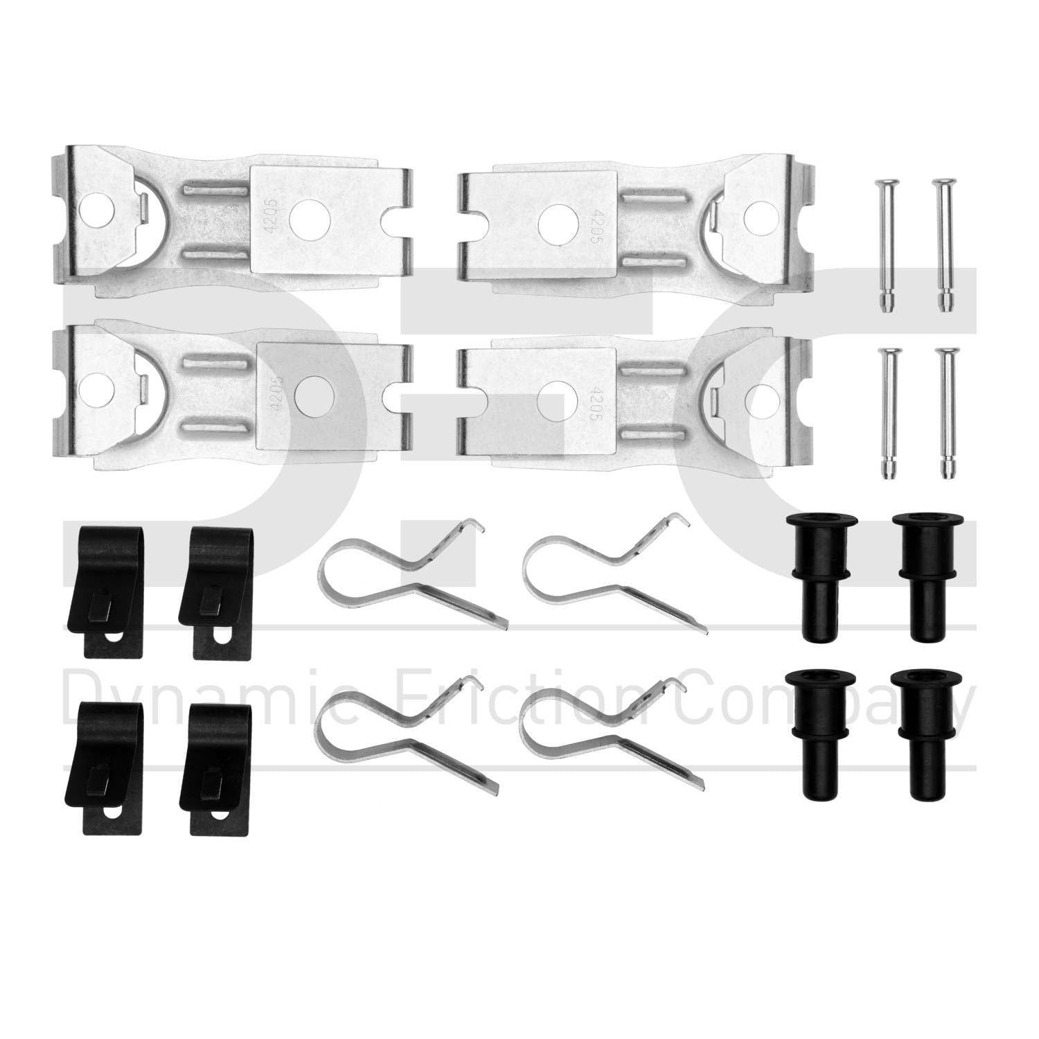 dynamic friction company disc brake hardware kit  frsport 340-56002