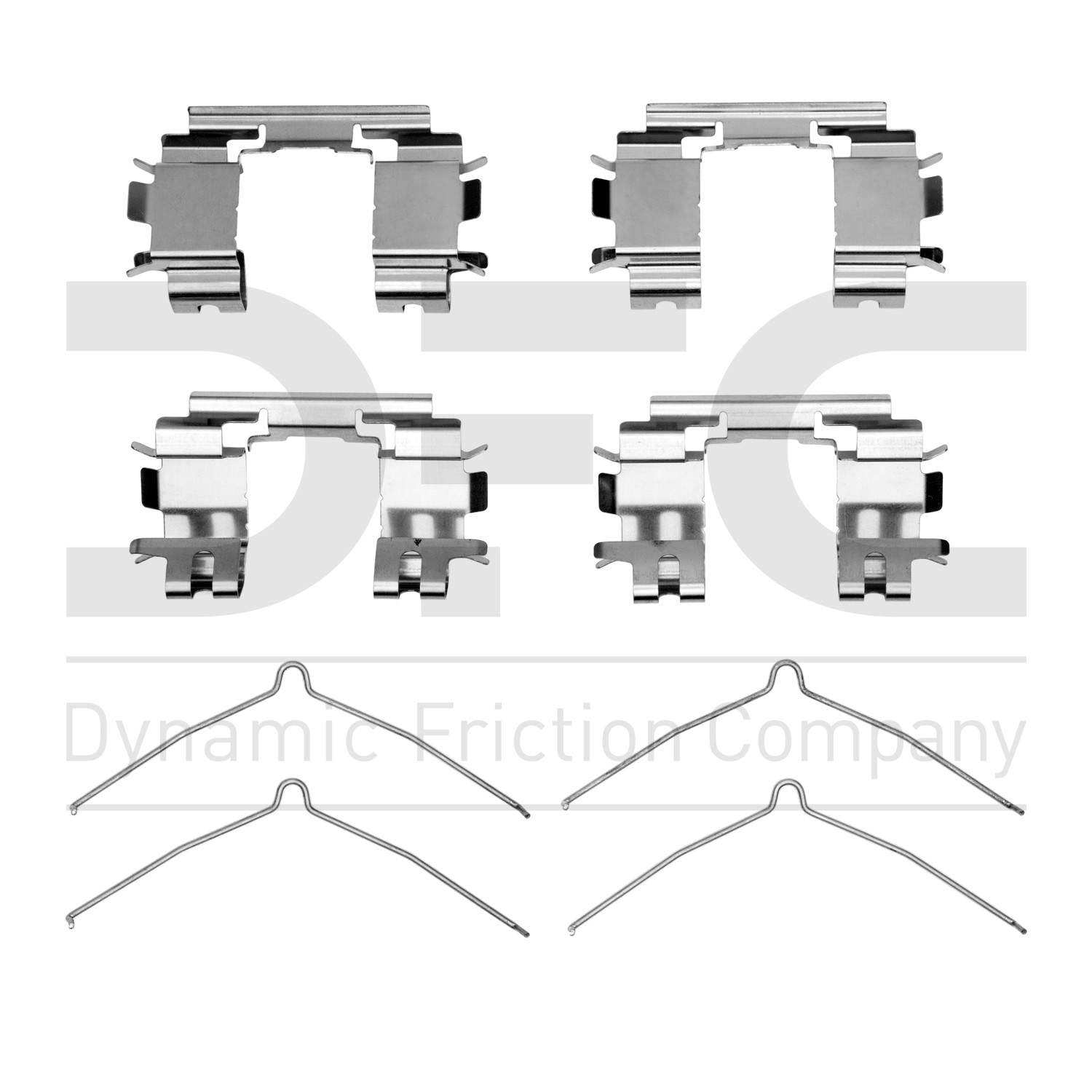 dynamic friction company disc brake hardware kit  frsport 340-59033