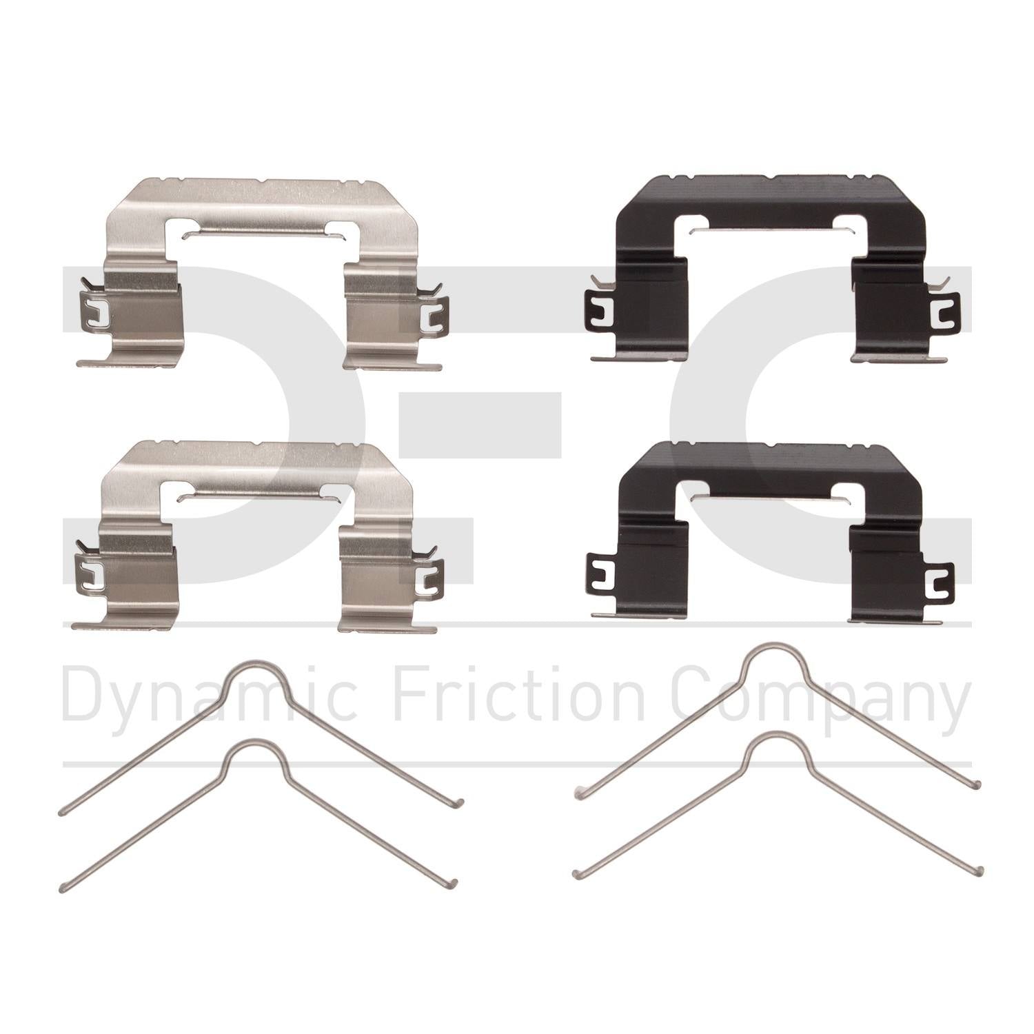 Dynamic Friction Company Disc Brake Hardware Kit  top view frsport 340-59057