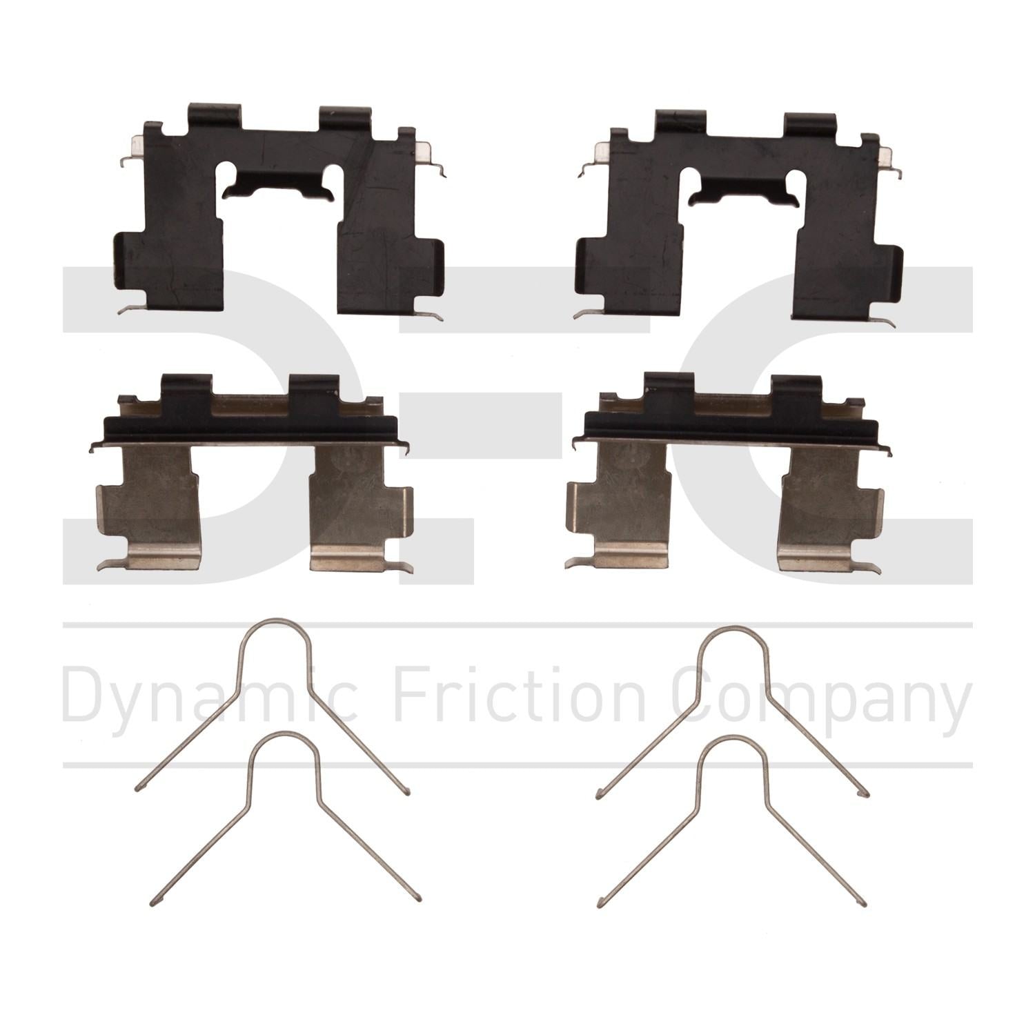 dynamic friction company disc brake hardware kit  frsport 340-67014