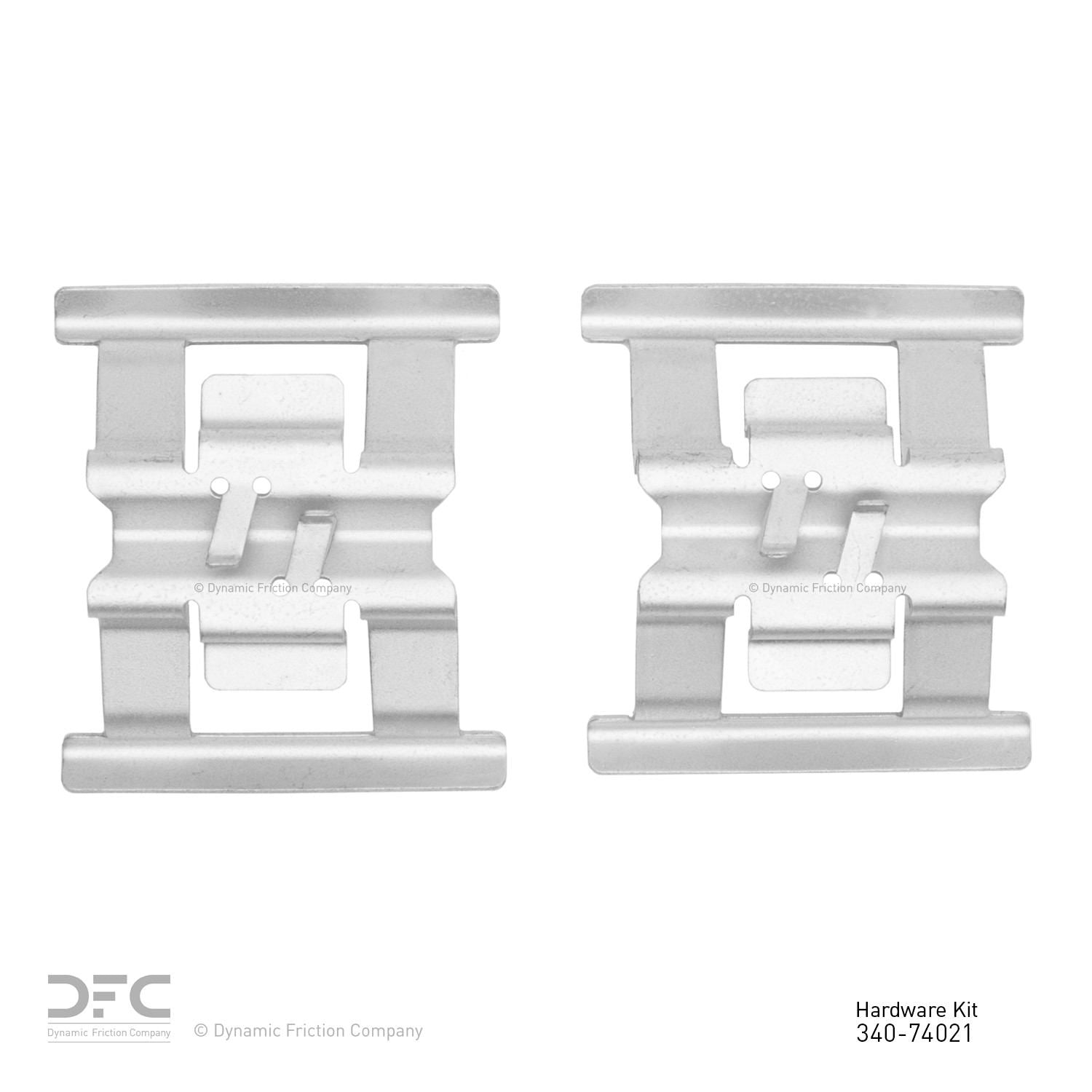 Dynamic Friction Company Disc Brake Hardware Kit  top view frsport 340-74021