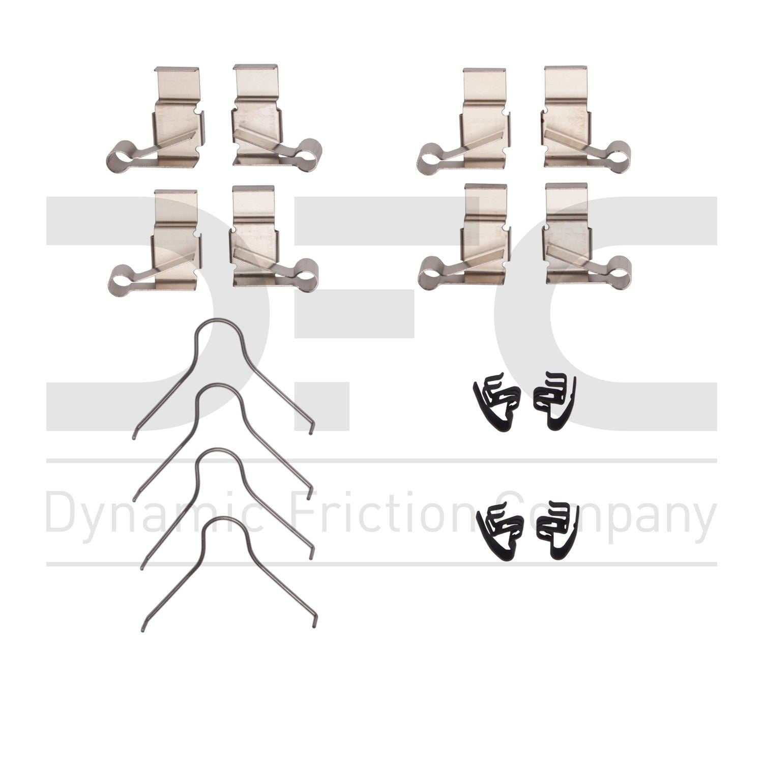 dynamic friction company disc brake hardware kit  frsport 340-76011