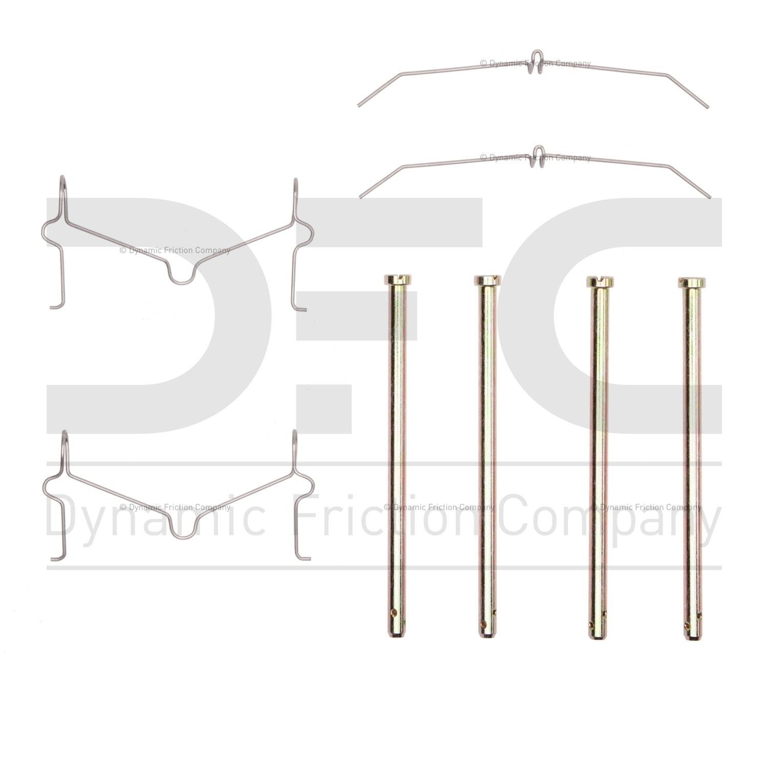 dynamic friction company disc brake hardware kit  frsport 340-76039