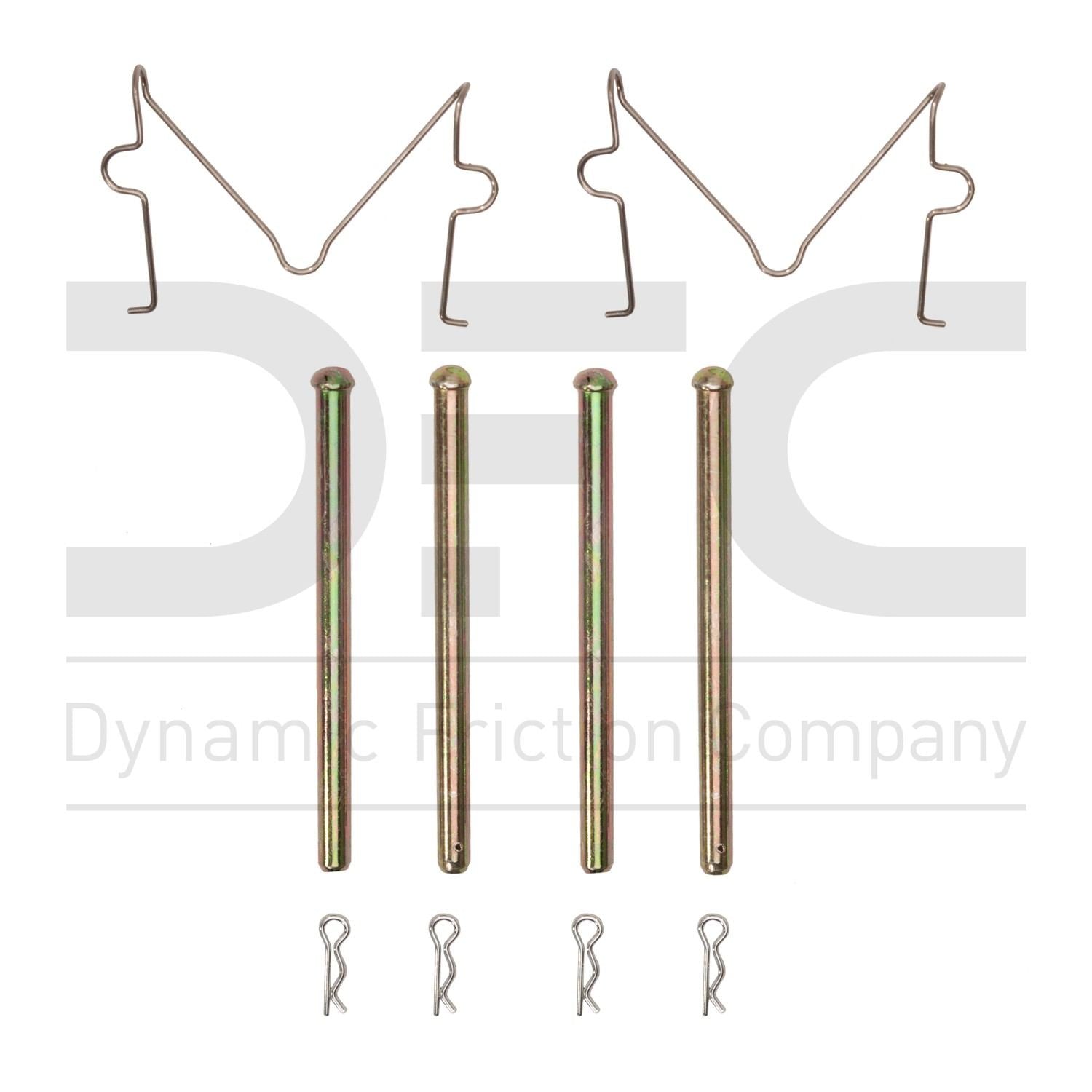 Dynamic Friction Company Disc Brake Hardware Kit  top view frsport 340-76057