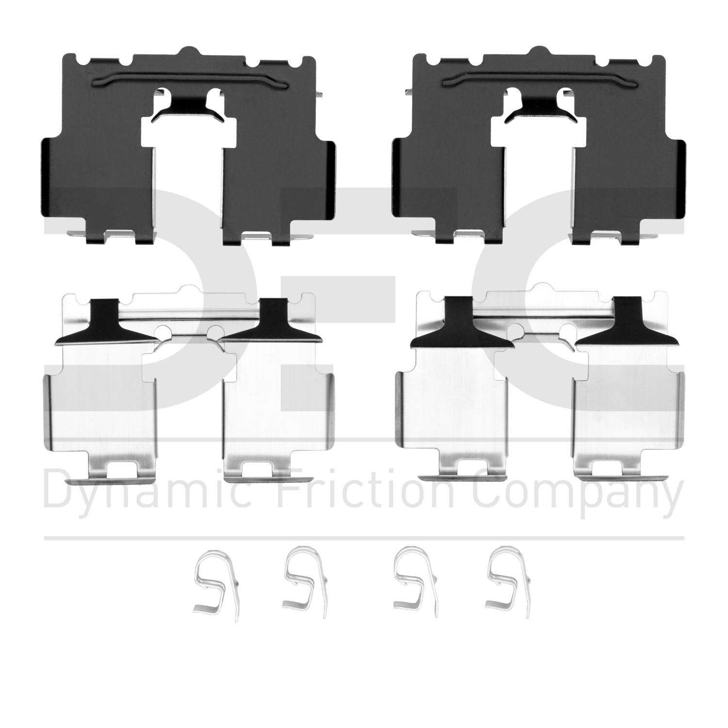 dynamic friction company disc brake hardware kit  frsport 340-76064