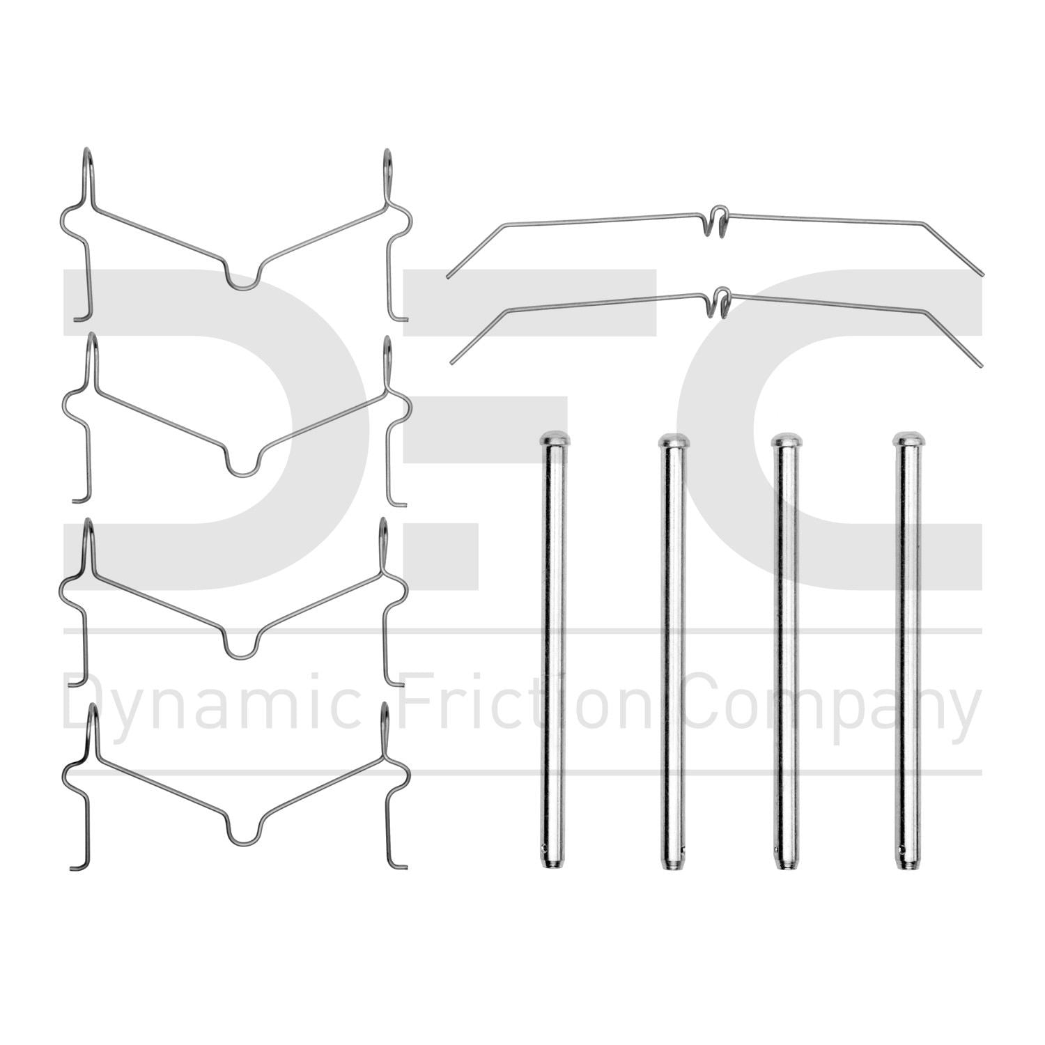 dynamic friction company disc brake hardware kit  frsport 340-76074