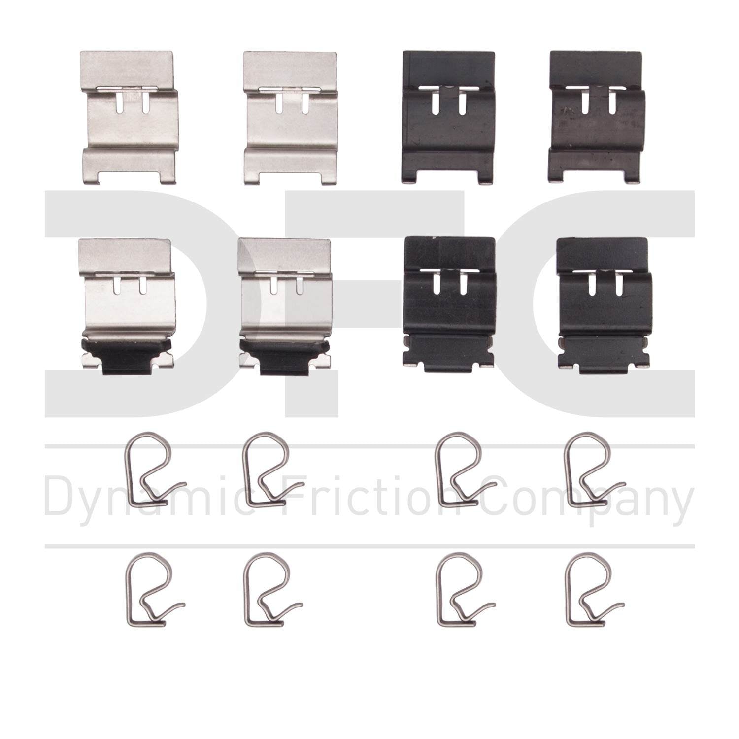 dynamic friction company disc brake hardware kit  frsport 340-76083