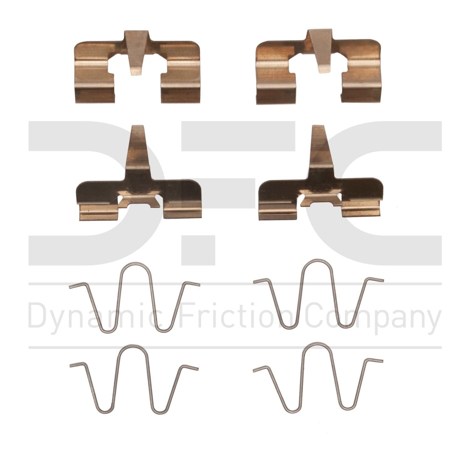 dynamic friction company disc brake hardware kit  frsport 340-80017