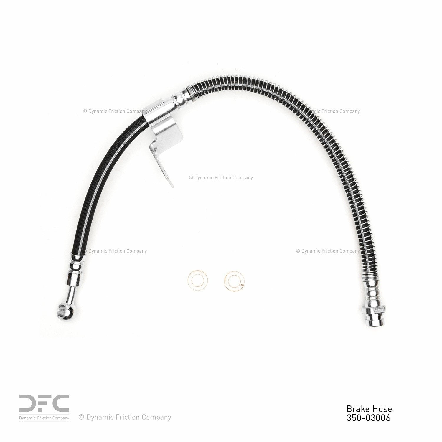 Dynamic Friction Company Brake Hydraulic Hose  top view frsport 350-03006