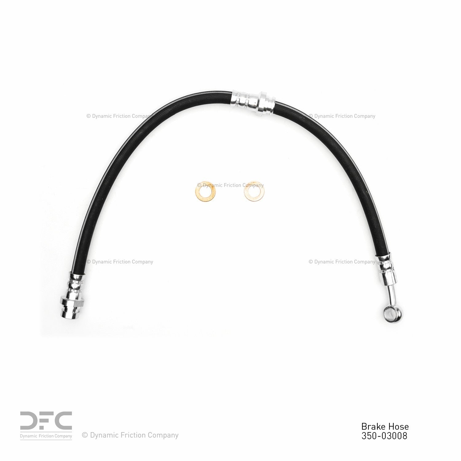 Dynamic Friction Company Brake Hydraulic Hose  top view frsport 350-03008