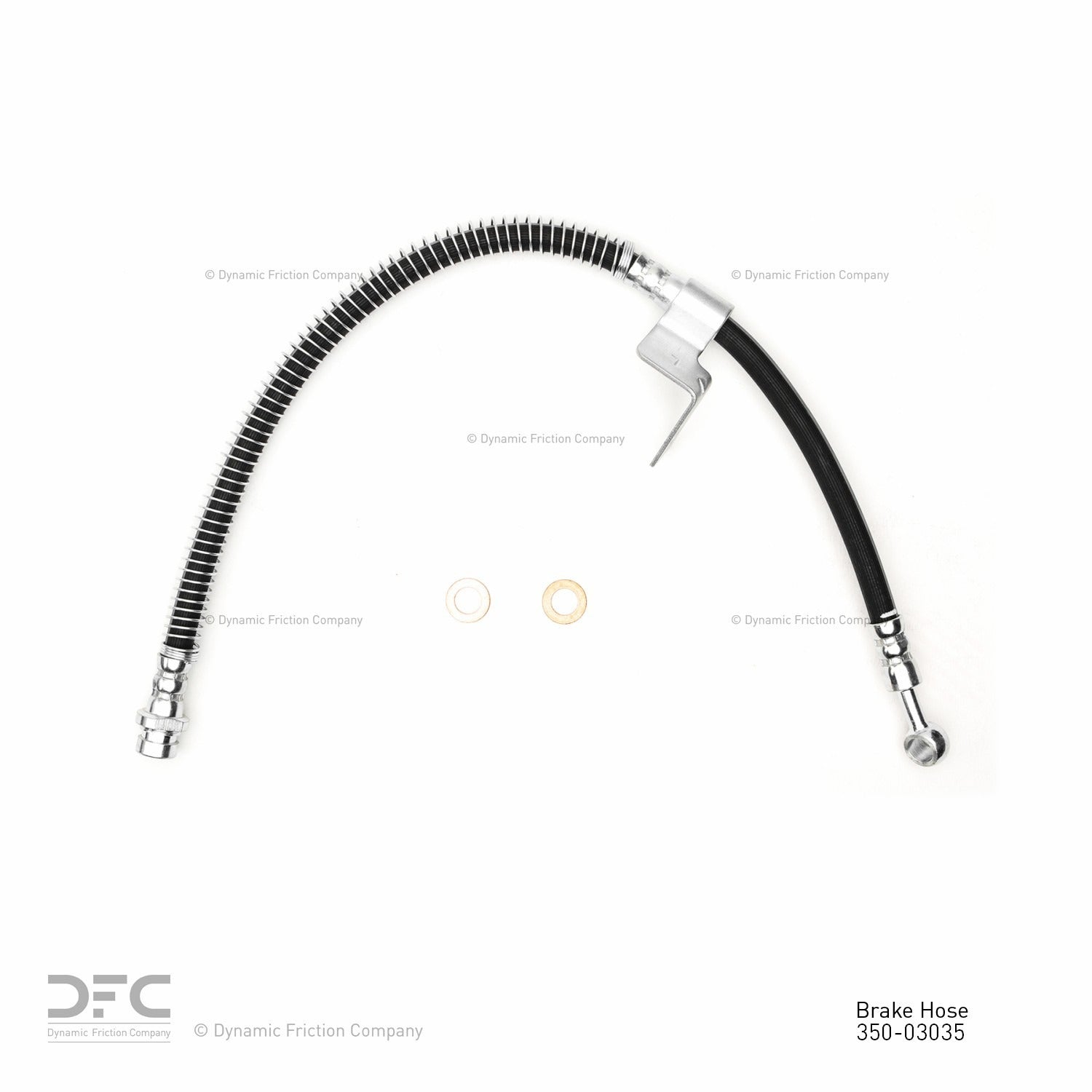 Dynamic Friction Company Brake Hydraulic Hose  top view frsport 350-03035