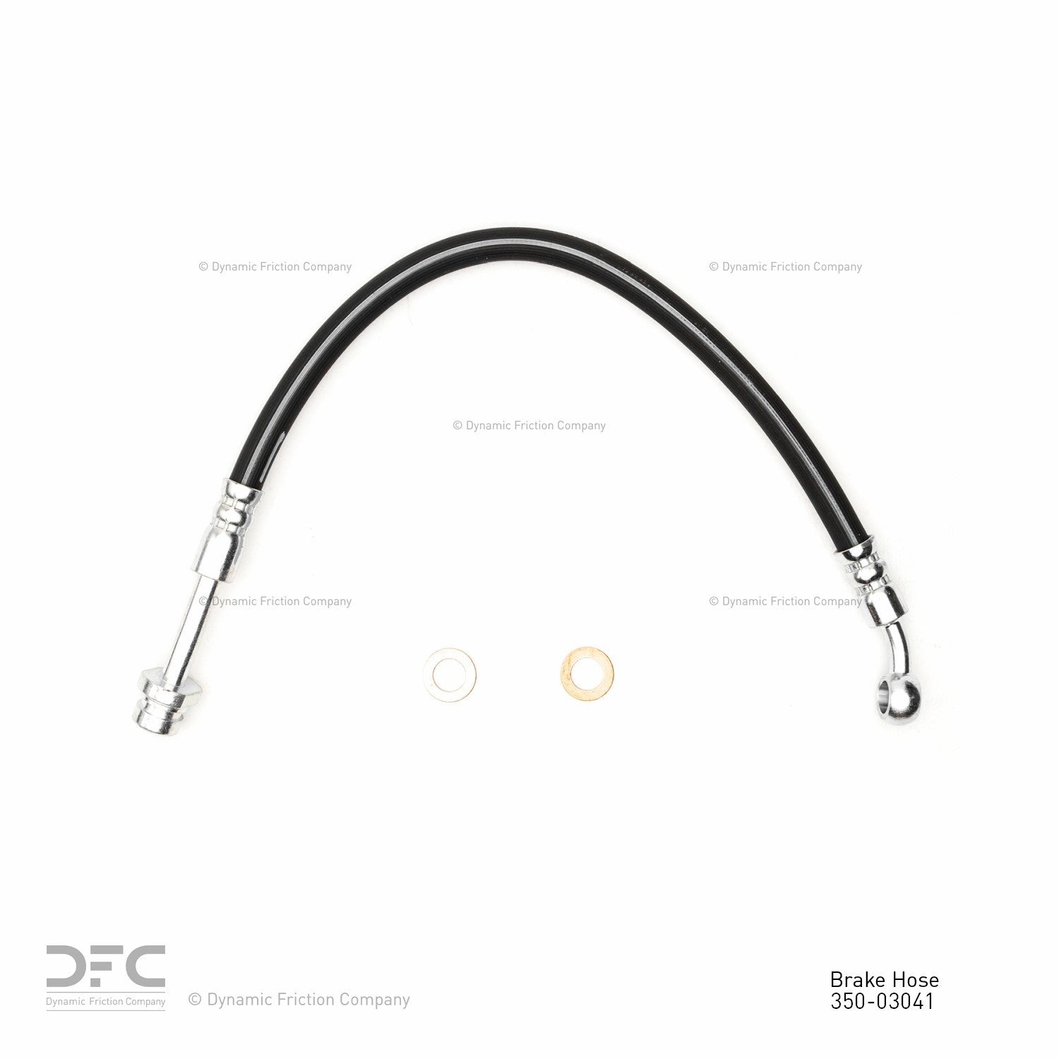 Dynamic Friction Company Brake Hydraulic Hose  top view frsport 350-03041