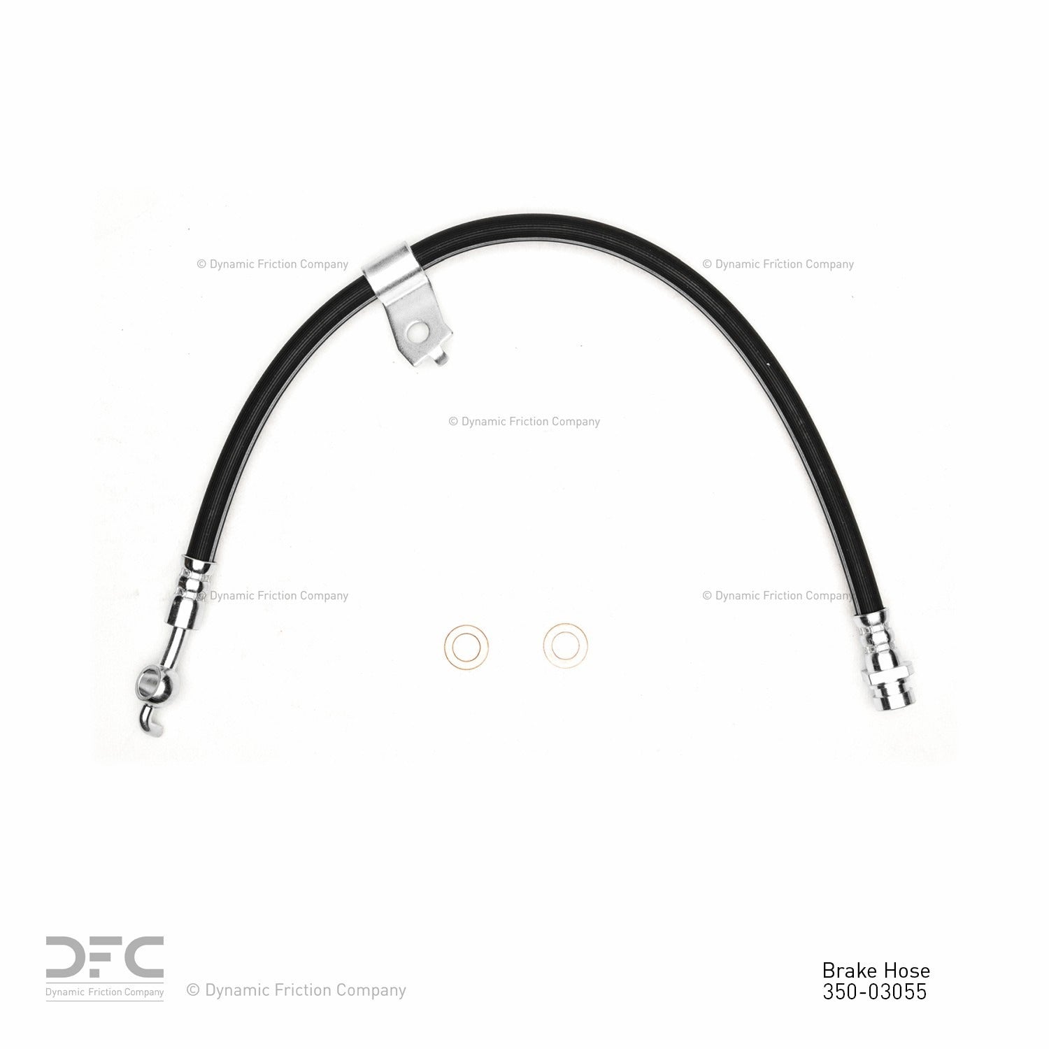 Dynamic Friction Company Brake Hydraulic Hose  top view frsport 350-03055