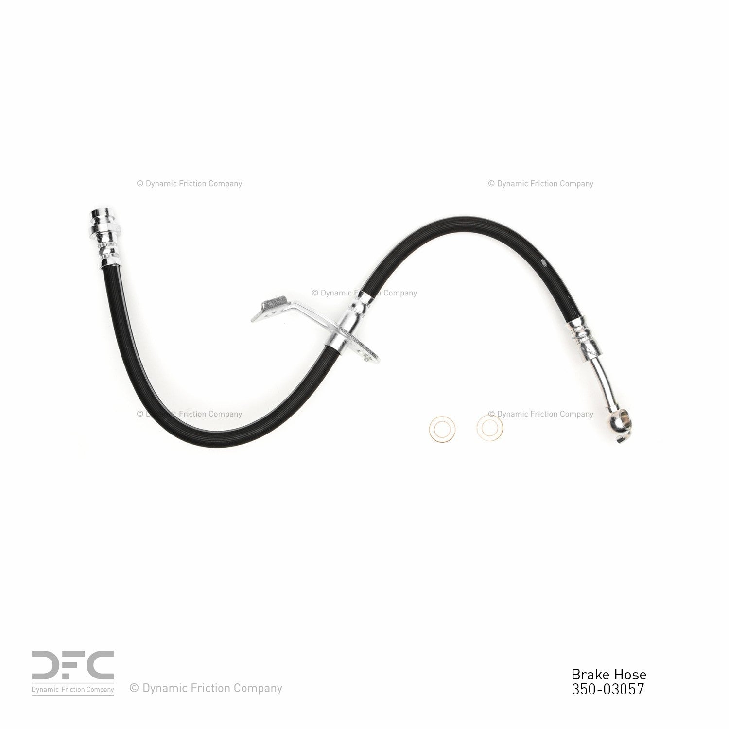 Dynamic Friction Company Brake Hydraulic Hose  top view frsport 350-03057