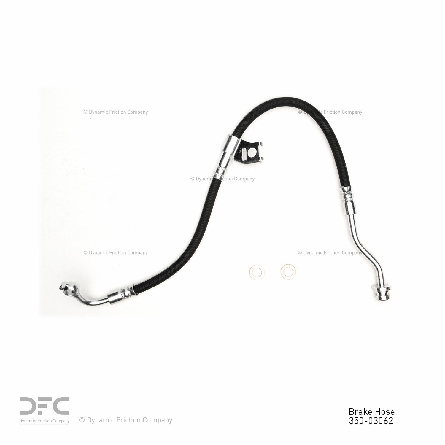 Dynamic Friction Company Brake Hydraulic Hose  top view frsport 350-03062