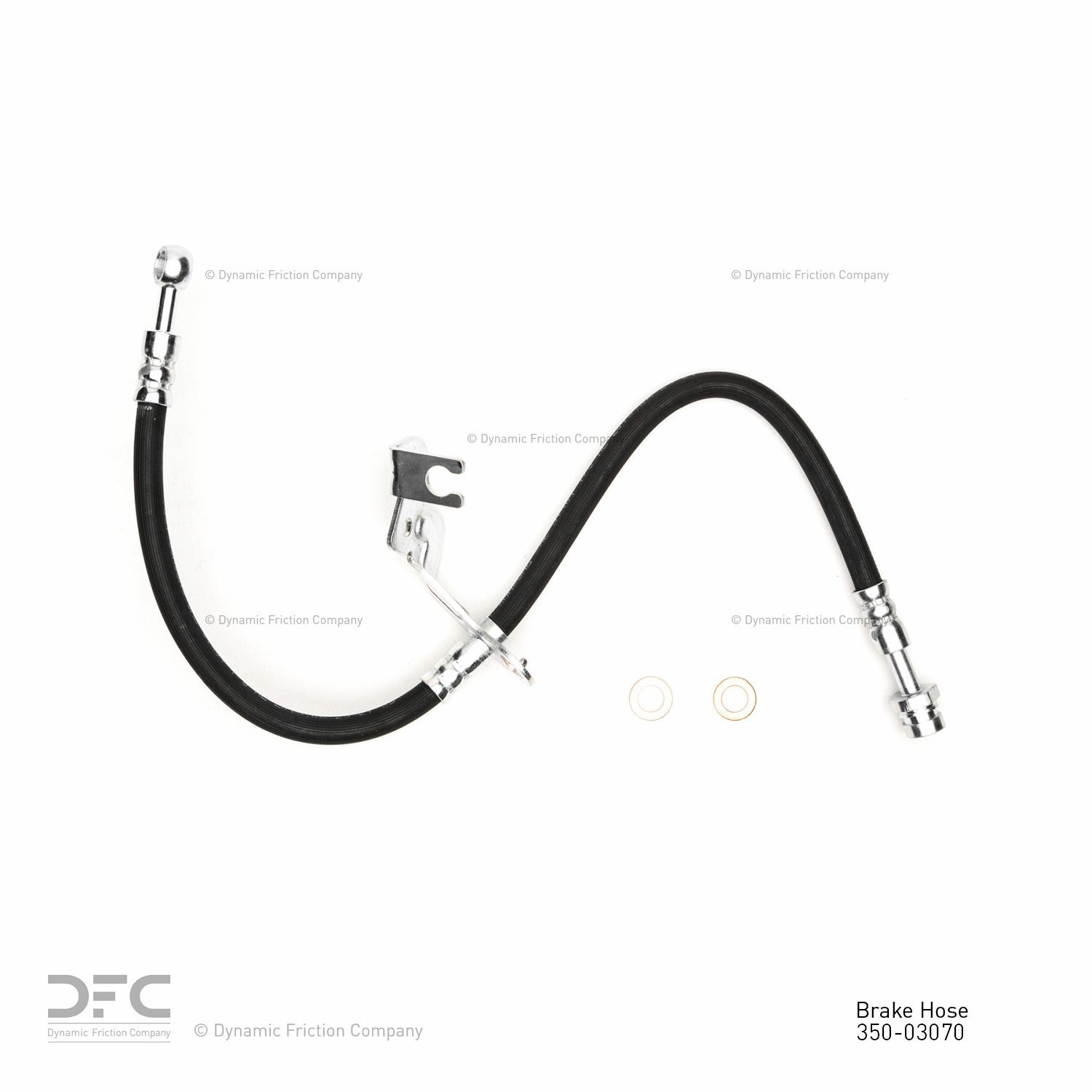 Dynamic Friction Company Brake Hydraulic Hose  top view frsport 350-03070