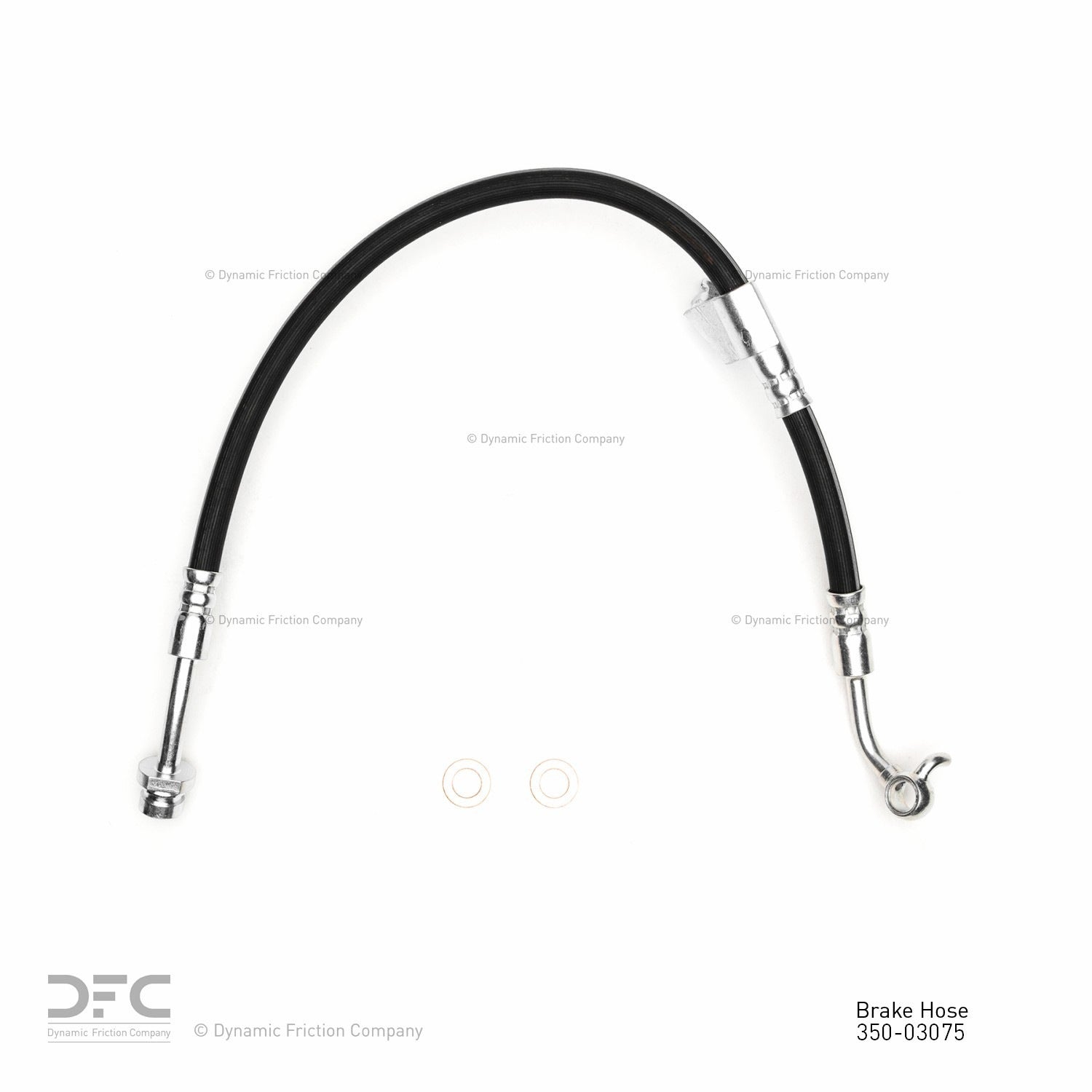 Dynamic Friction Company Brake Hydraulic Hose  top view frsport 350-03075