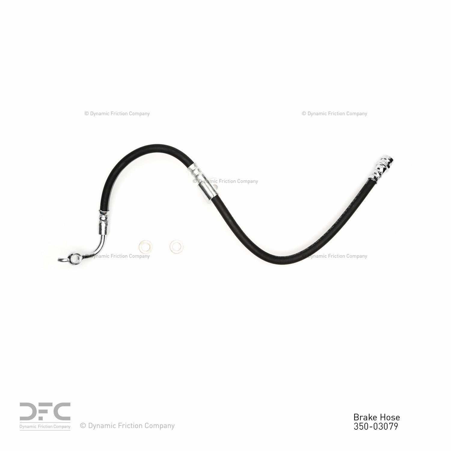 Dynamic Friction Company Brake Hydraulic Hose  top view frsport 350-03079