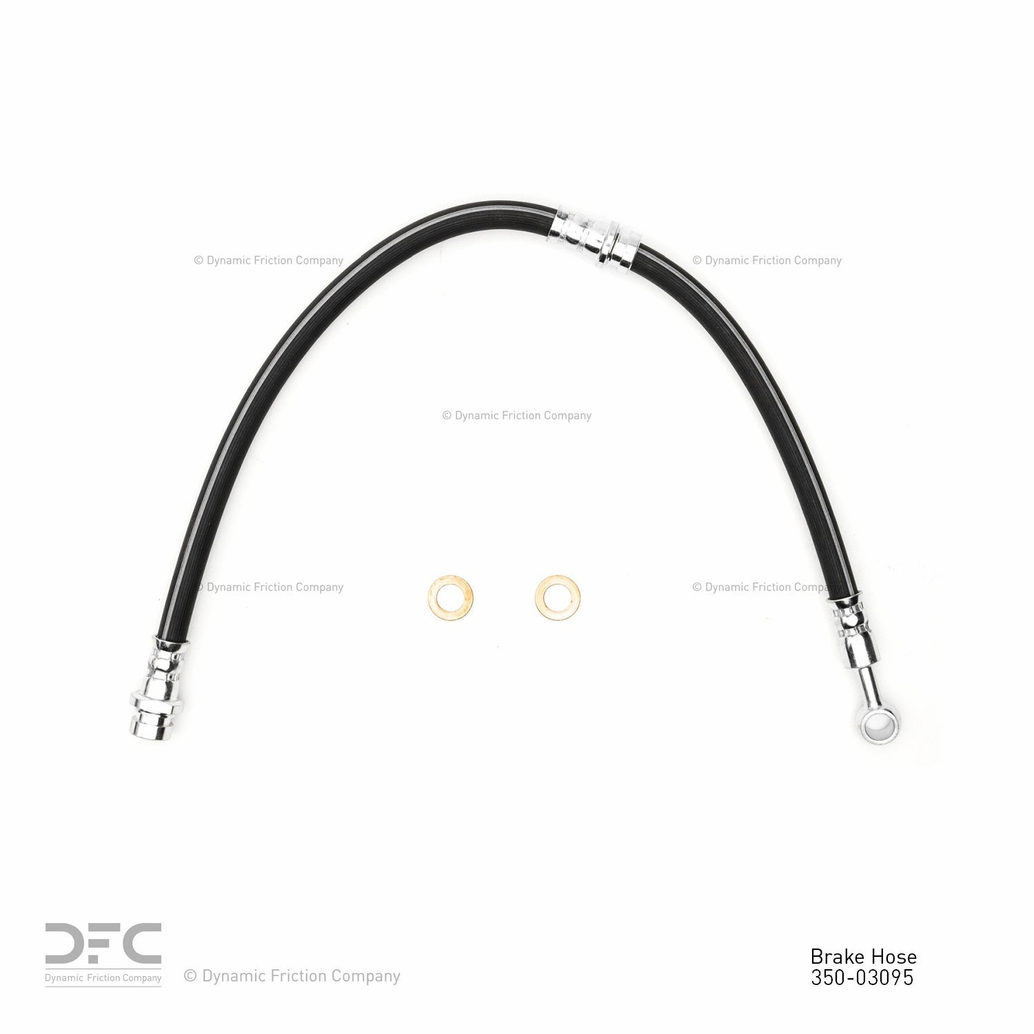 Dynamic Friction Company Brake Hydraulic Hose  top view frsport 350-03095