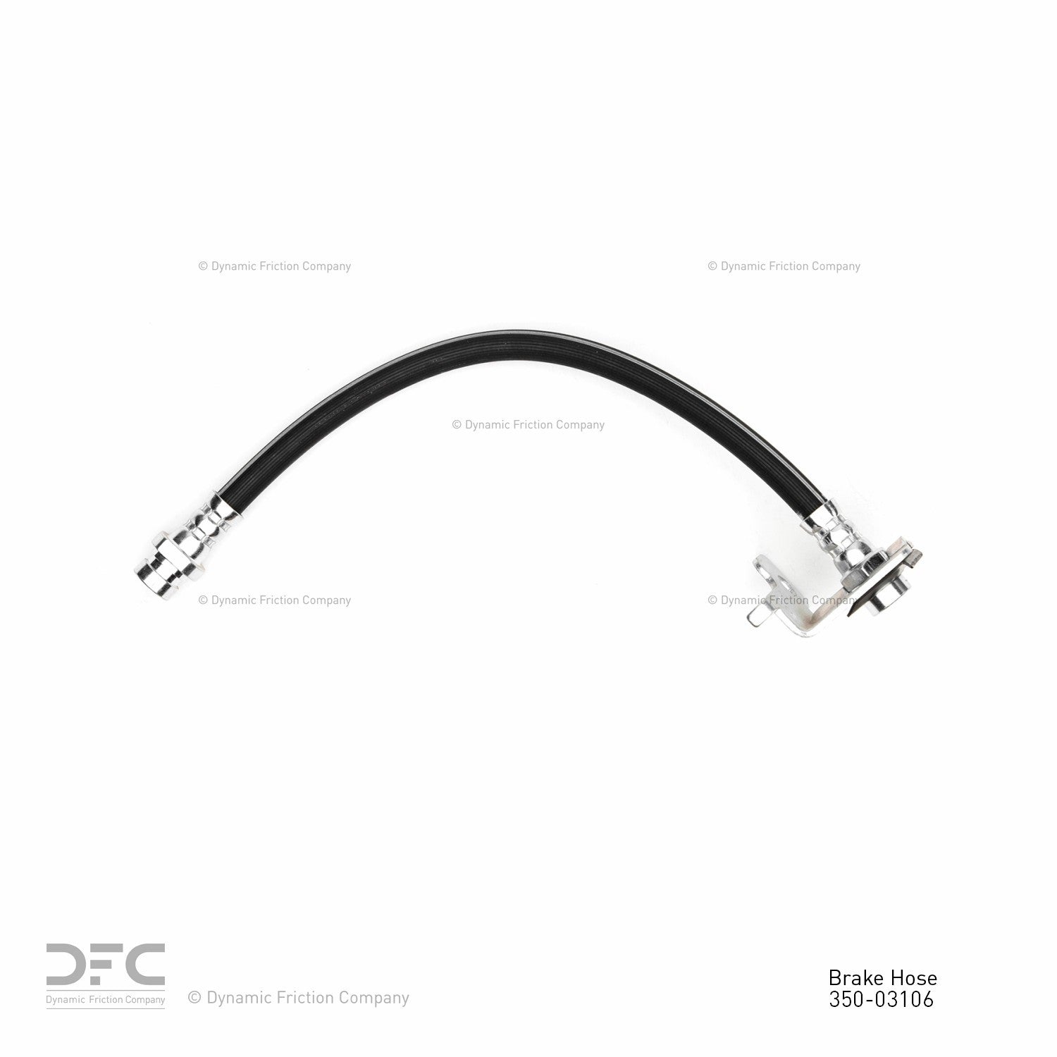 Dynamic Friction Company Brake Hydraulic Hose  top view frsport 350-03106