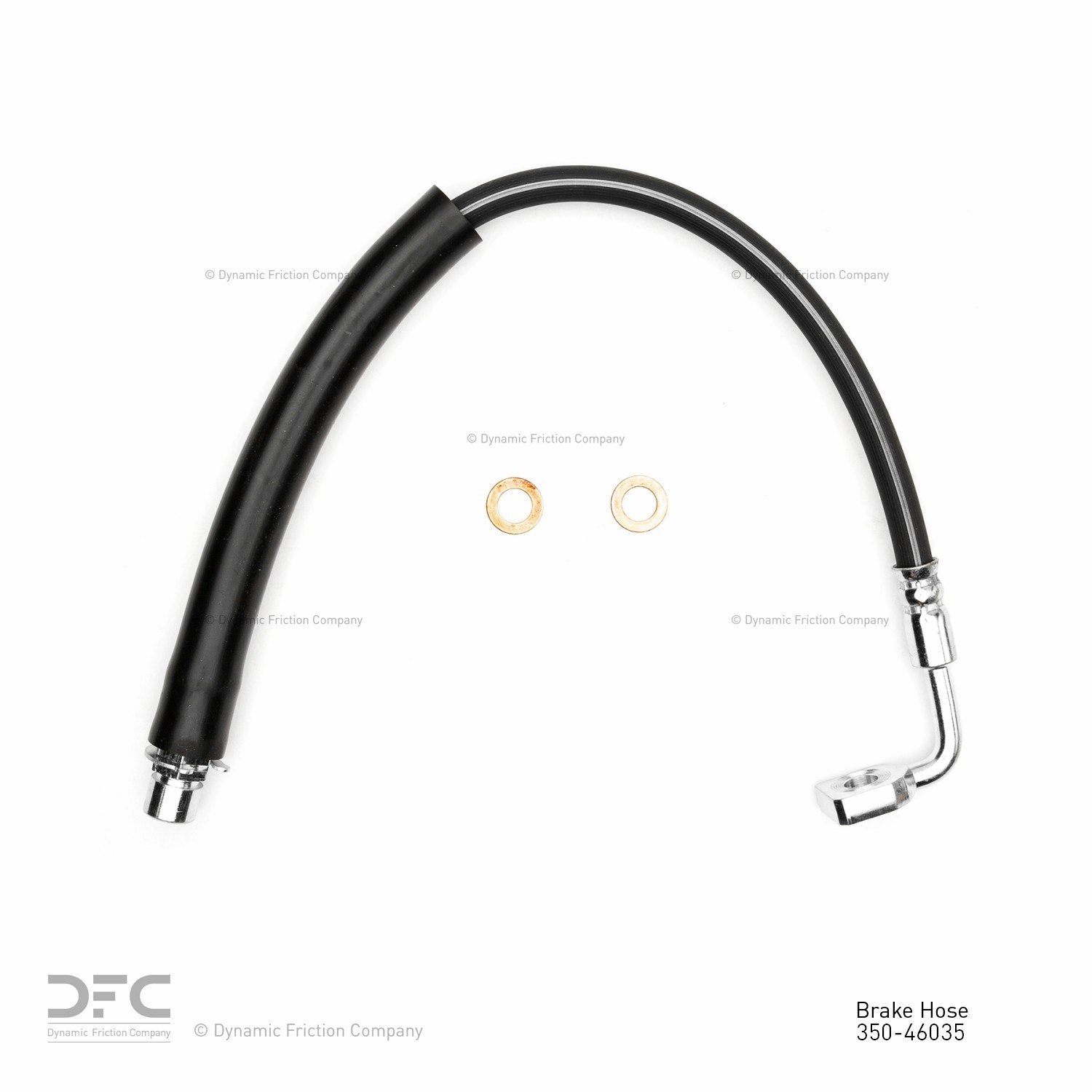 Dynamic Friction Company Brake Hydraulic Hose  top view frsport 350-46035