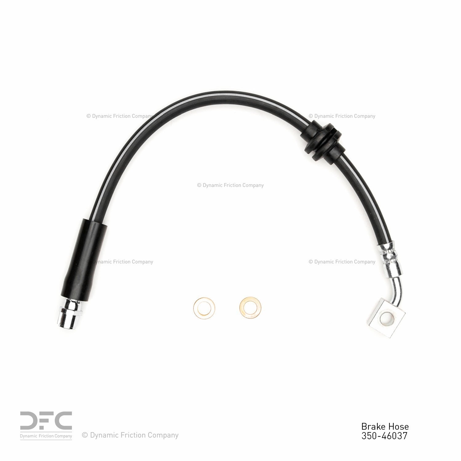 Dynamic Friction Company Brake Hydraulic Hose  top view frsport 350-46037