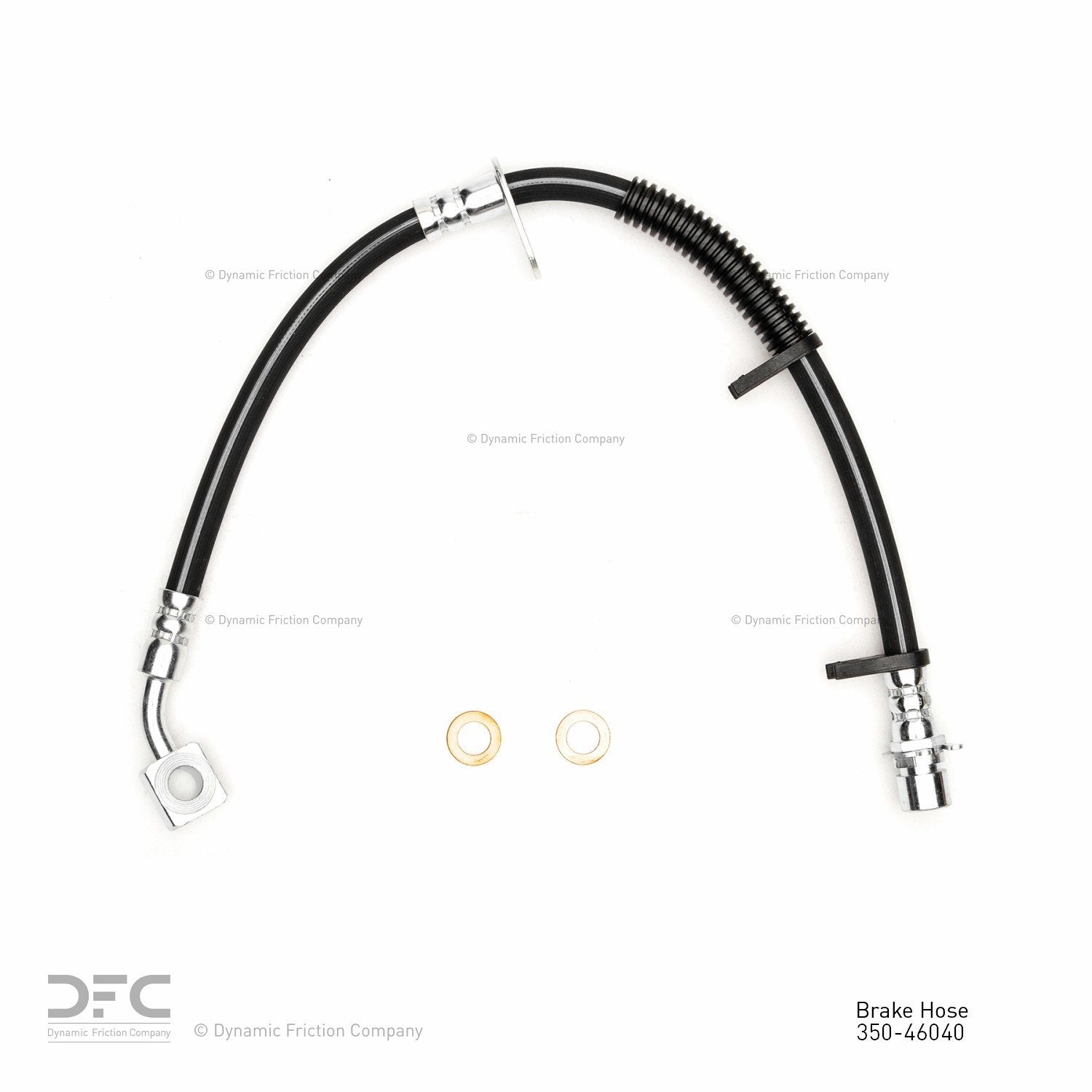 Dynamic Friction Company Brake Hydraulic Hose  top view frsport 350-46040