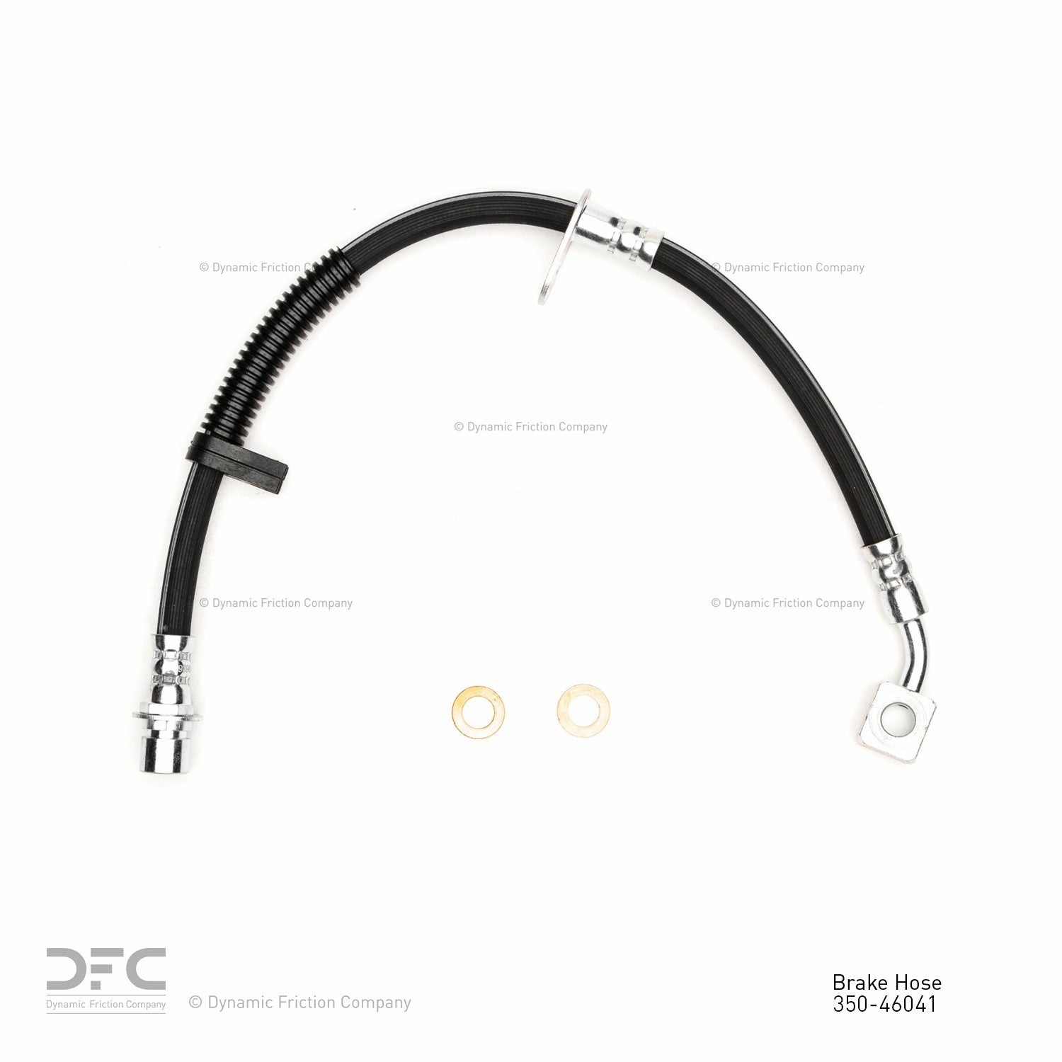 Dynamic Friction Company Brake Hydraulic Hose  top view frsport 350-46041