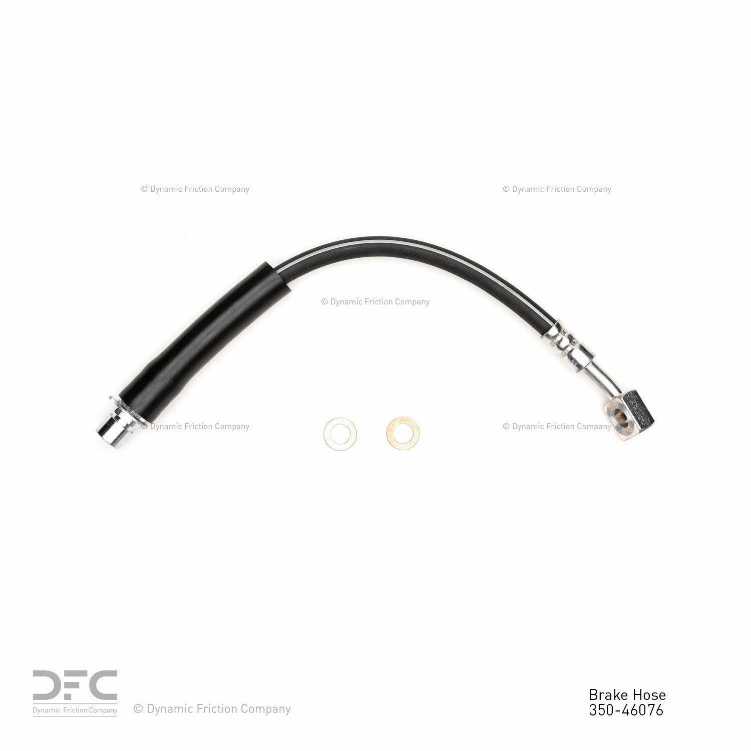 Dynamic Friction Company Brake Hydraulic Hose  top view frsport 350-46076