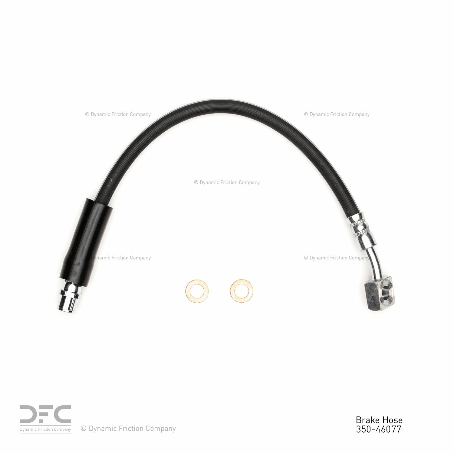 Dynamic Friction Company Brake Hydraulic Hose  top view frsport 350-46077