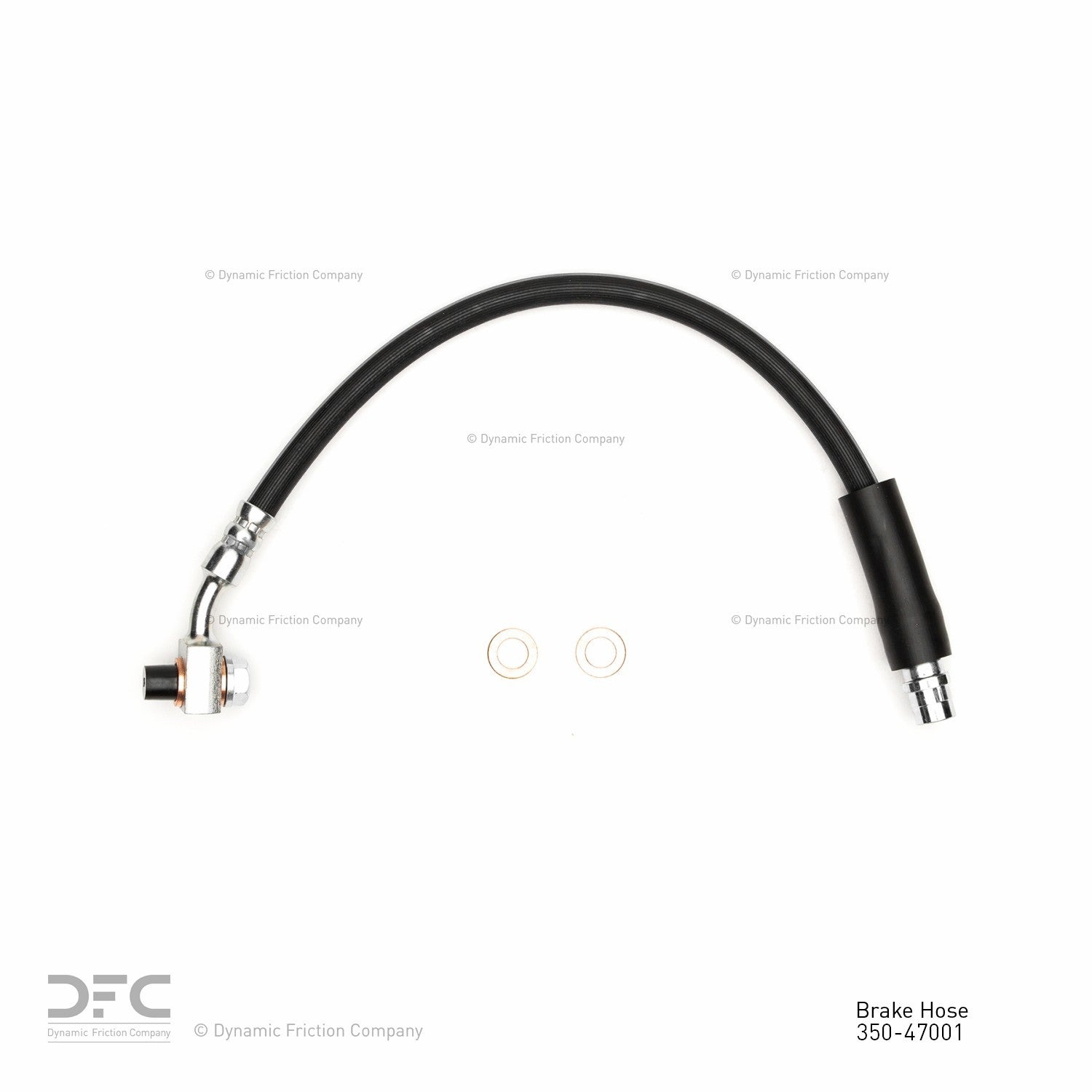 Dynamic Friction Company Brake Hydraulic Hose  top view frsport 350-47001