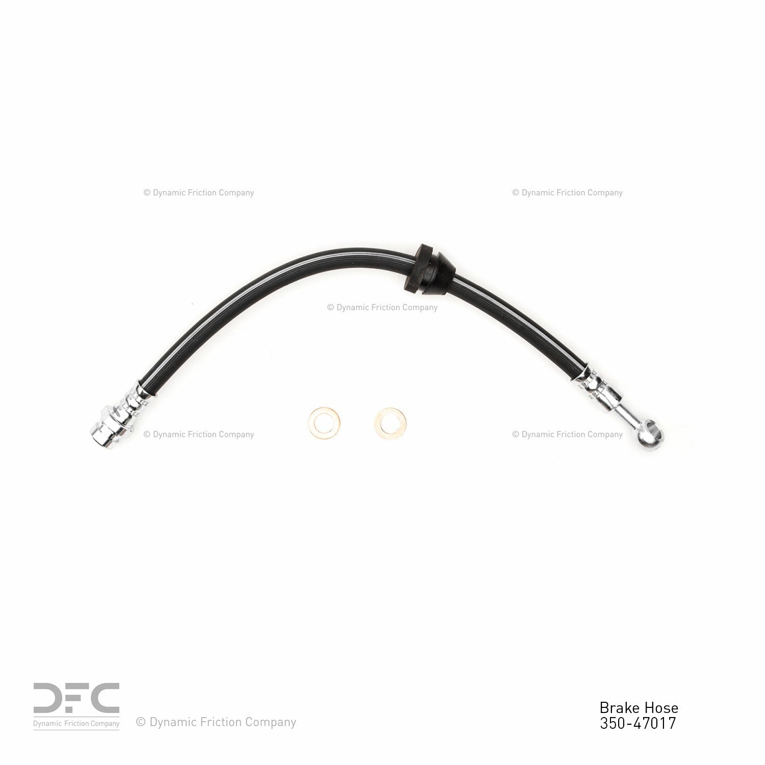 Dynamic Friction Company Brake Hydraulic Hose  top view frsport 350-47017