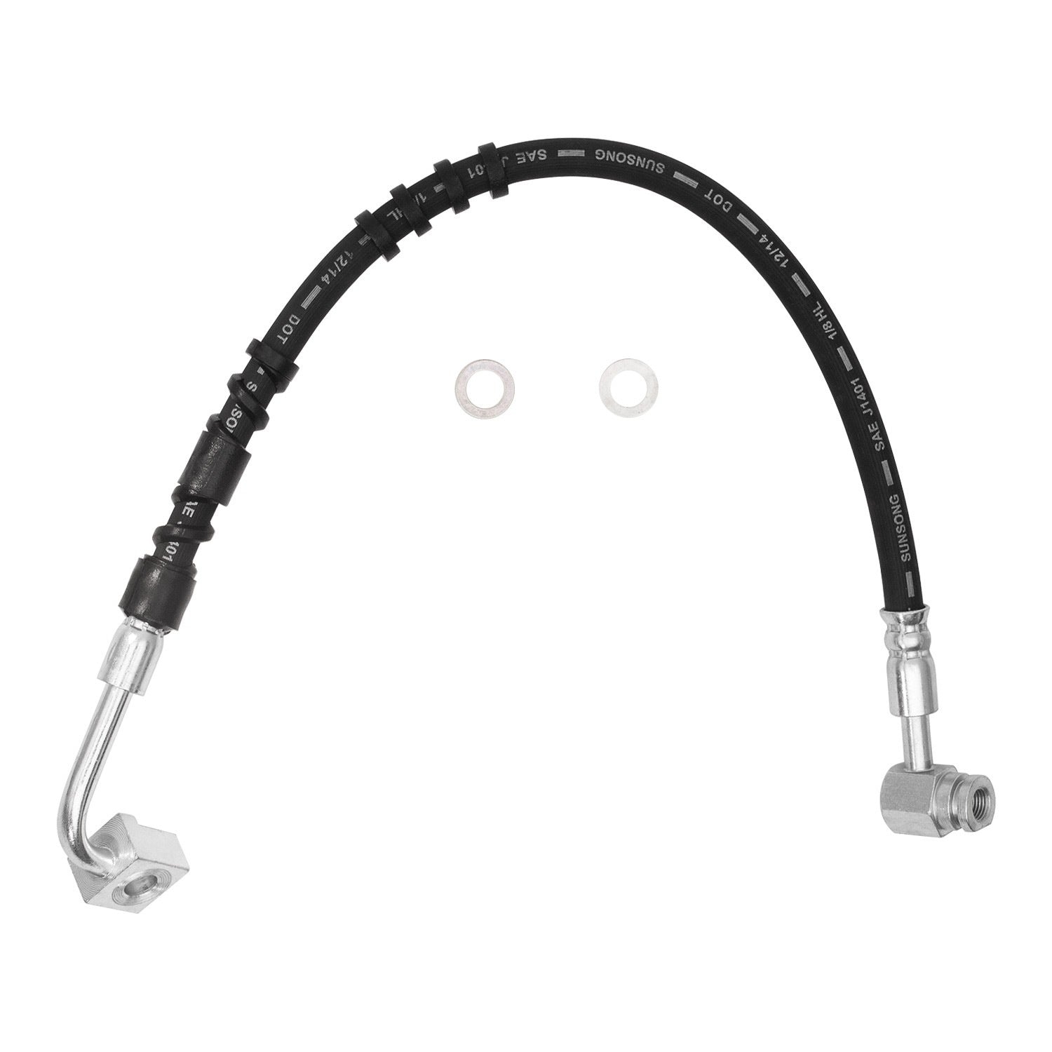 Dynamic Friction Company Brake Hydraulic Hose  top view frsport 350-54334