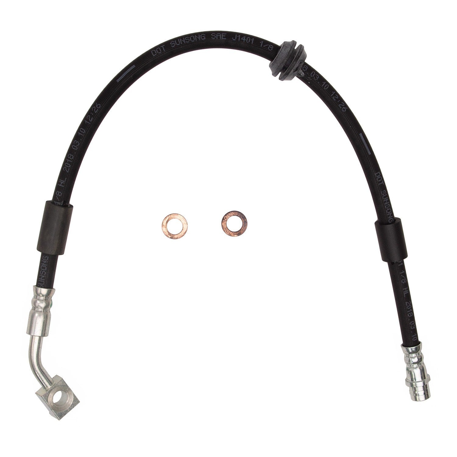 Dynamic Friction Company Brake Hydraulic Hose  top view frsport 350-63046