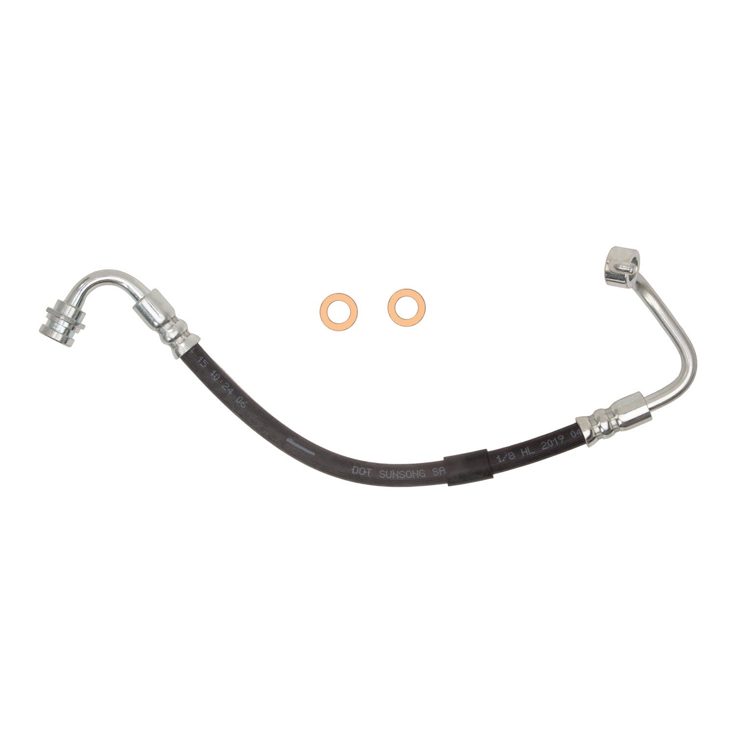 Dynamic Friction Company Brake Hydraulic Hose  top view frsport 350-80105