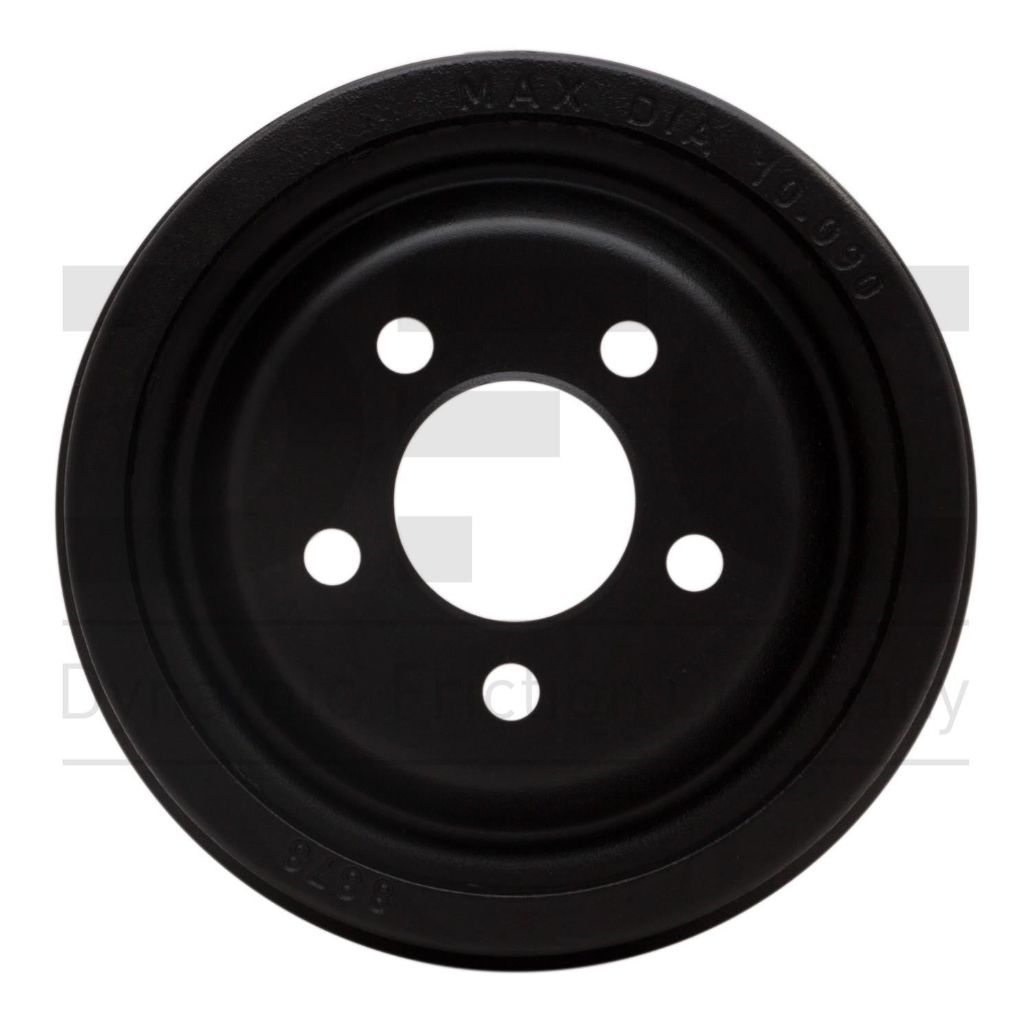 Dynamic Friction Company Brake Drum  top view frsport 365-40012