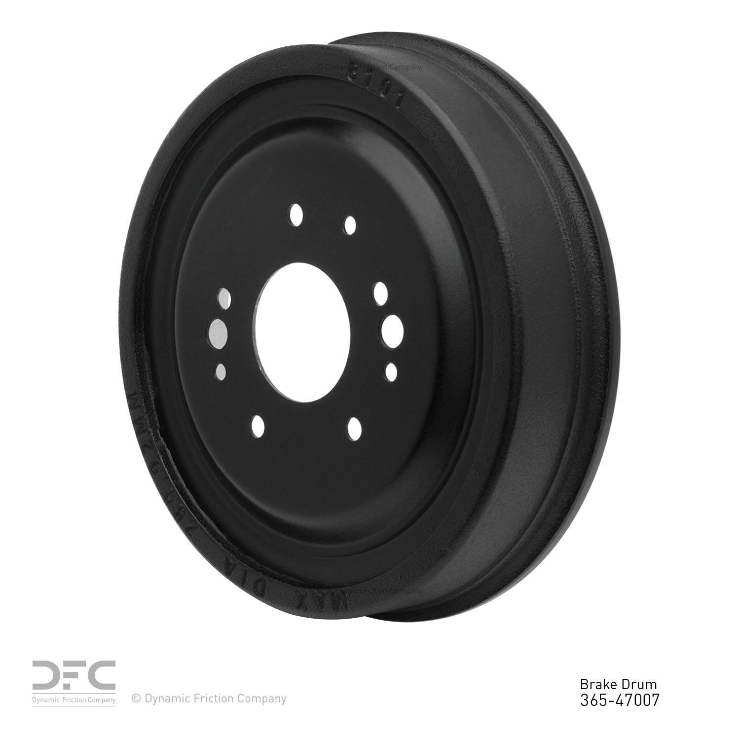 dynamic friction company brake drum  frsport 365-47007