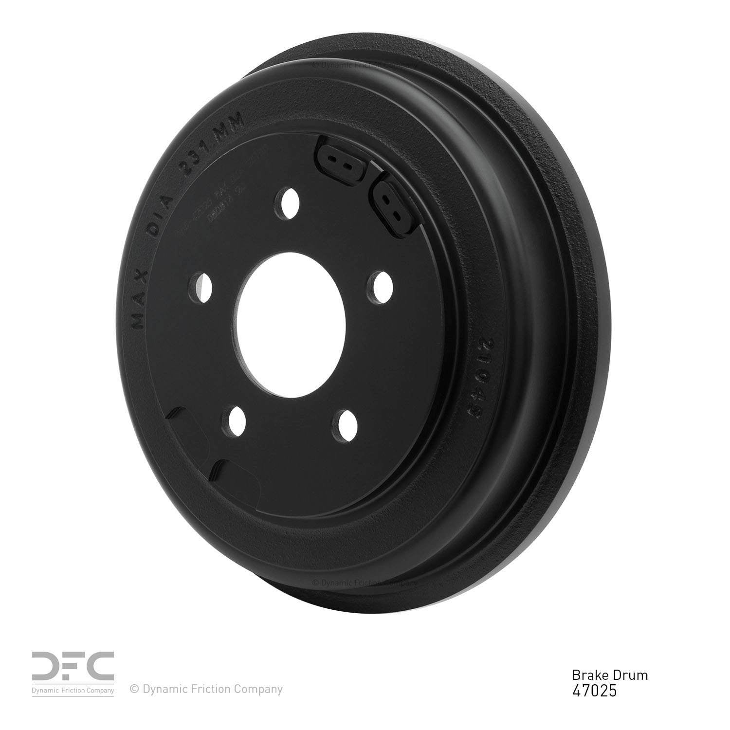 dynamic friction company brake drum  frsport 365-47025