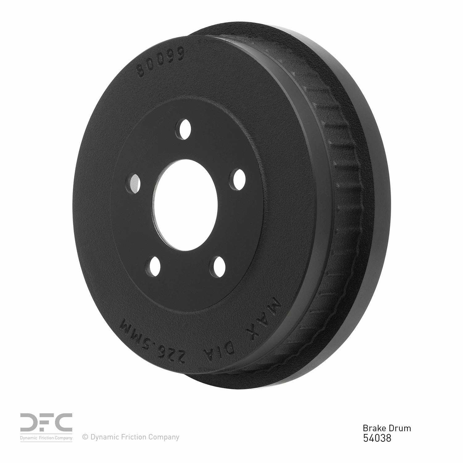 dynamic friction company brake drum  frsport 365-54038