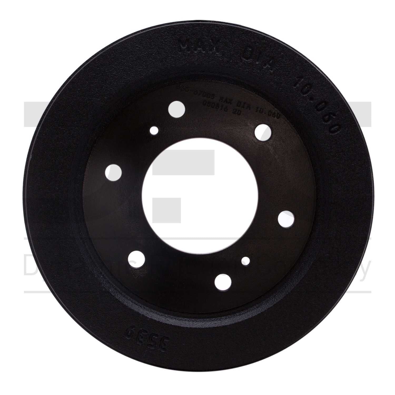 Dynamic Friction Company Brake Drum  top view frsport 365-67005