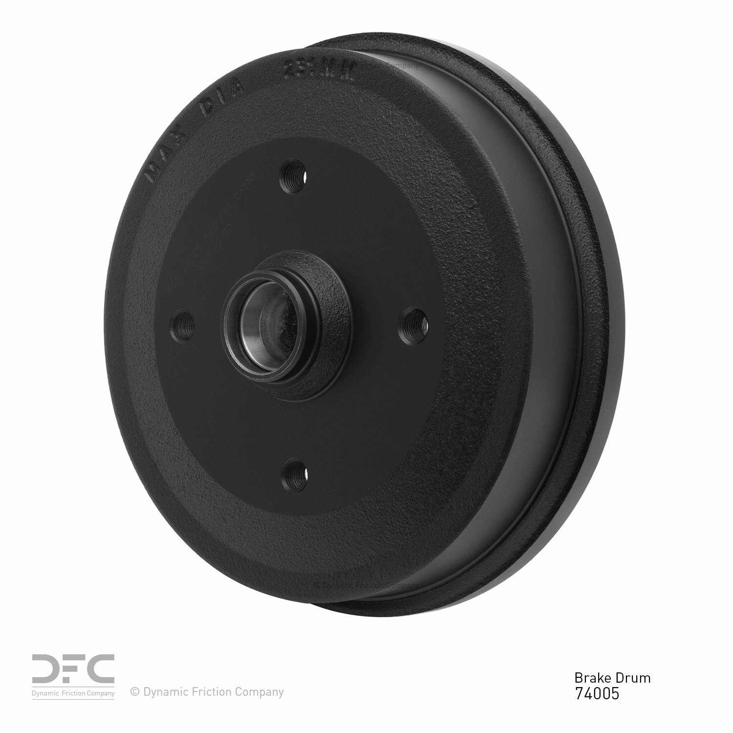 dynamic friction company brake drum  frsport 365-74005