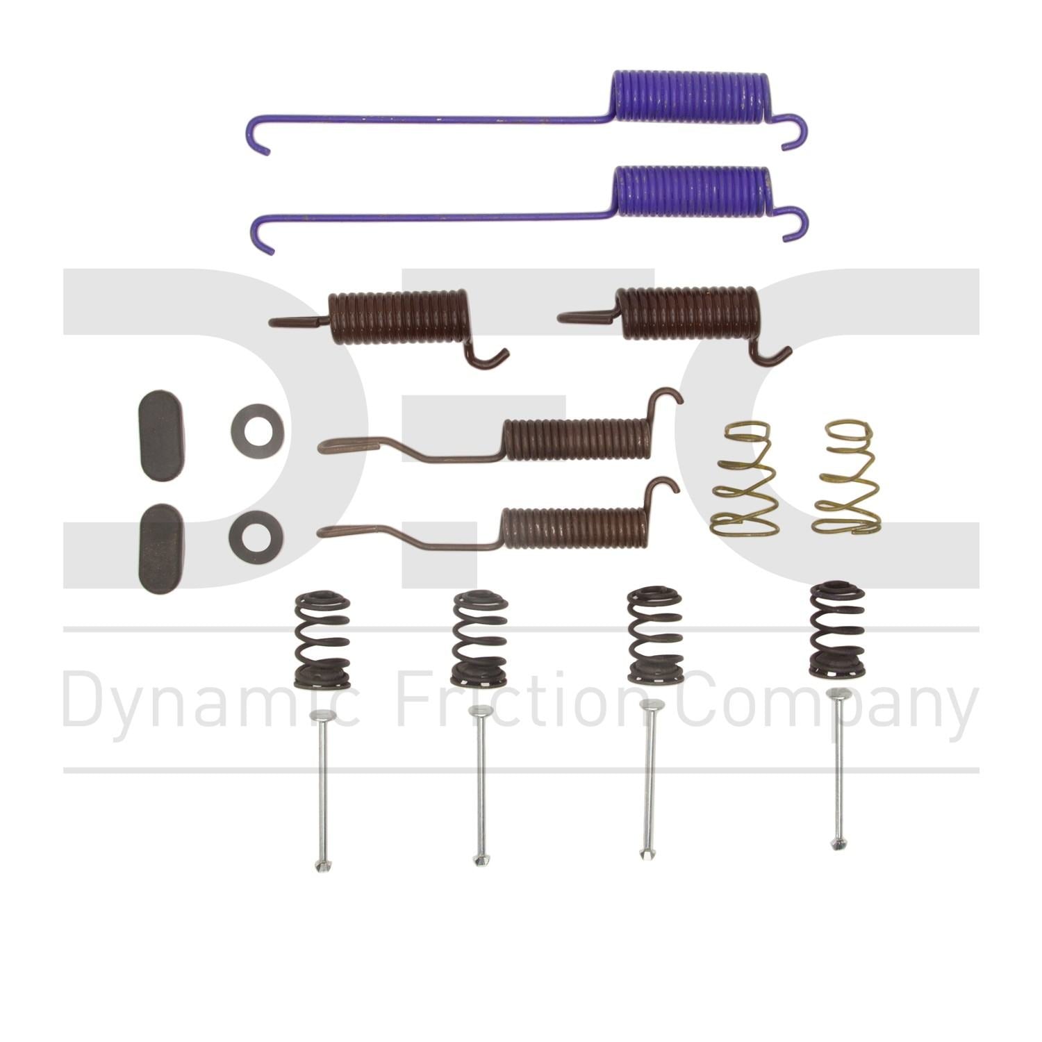 Dynamic Friction Company Drum Brake Hardware Kit  top view frsport 370-55000