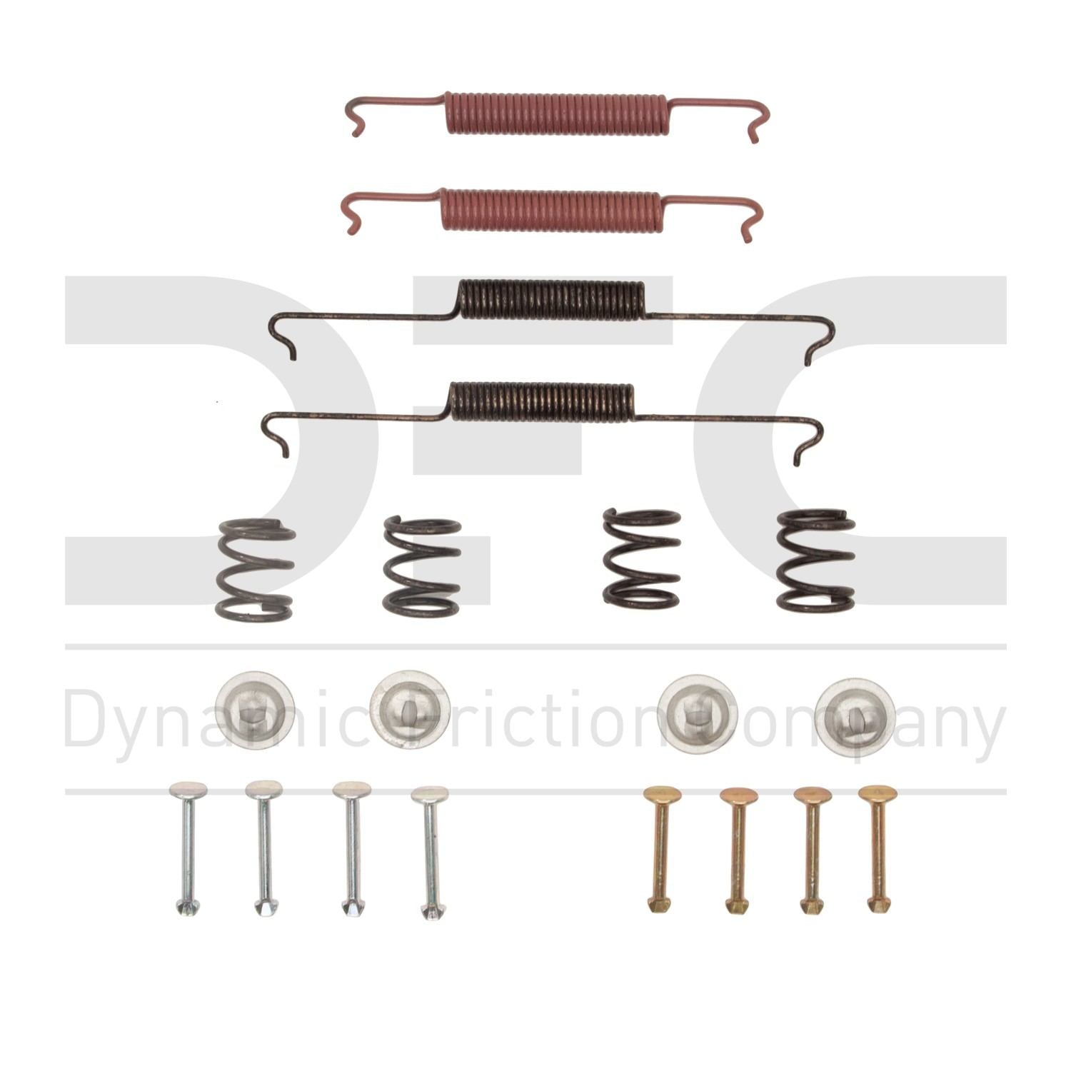 Dynamic Friction Company Drum Brake Hardware Kit  top view frsport 370-74002