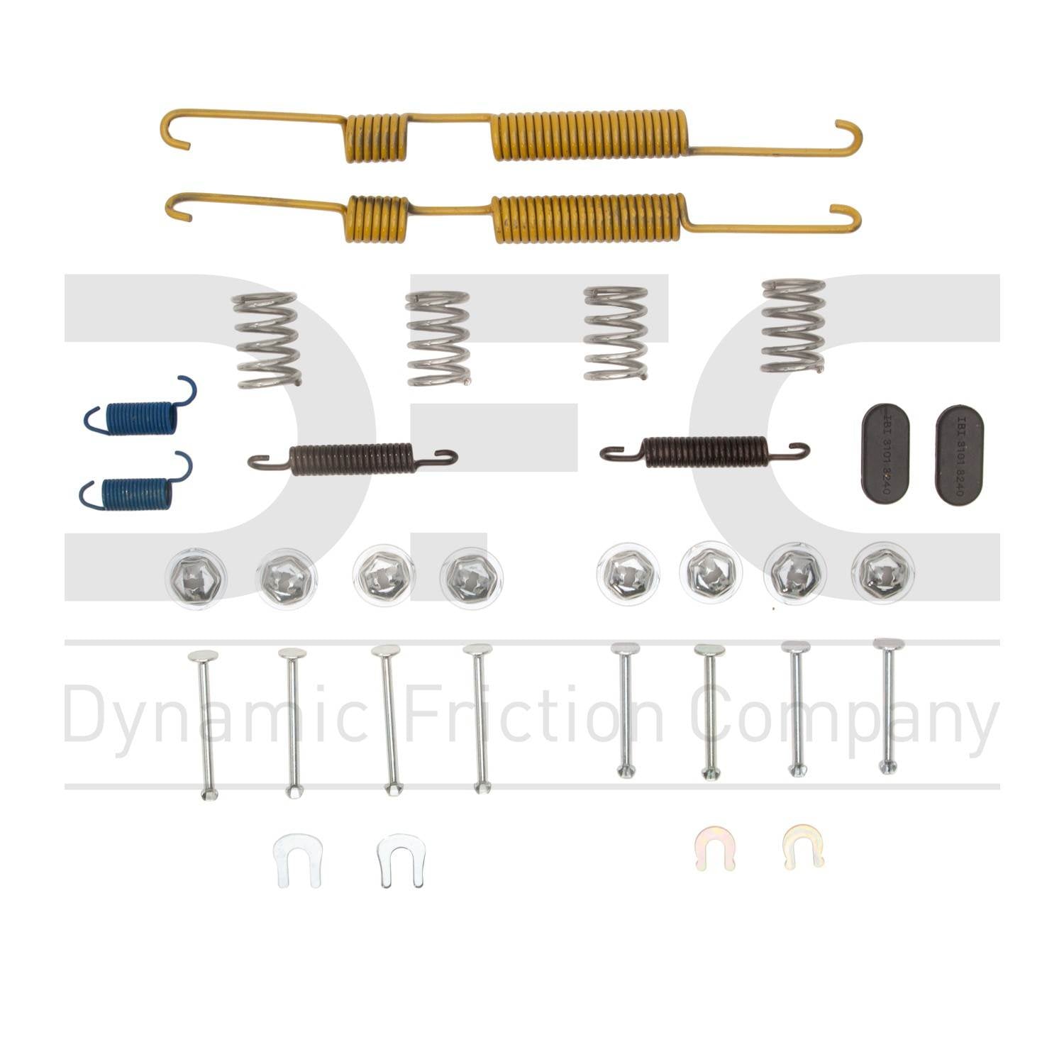 Dynamic Friction Company Drum Brake Hardware Kit  top view frsport 370-76003